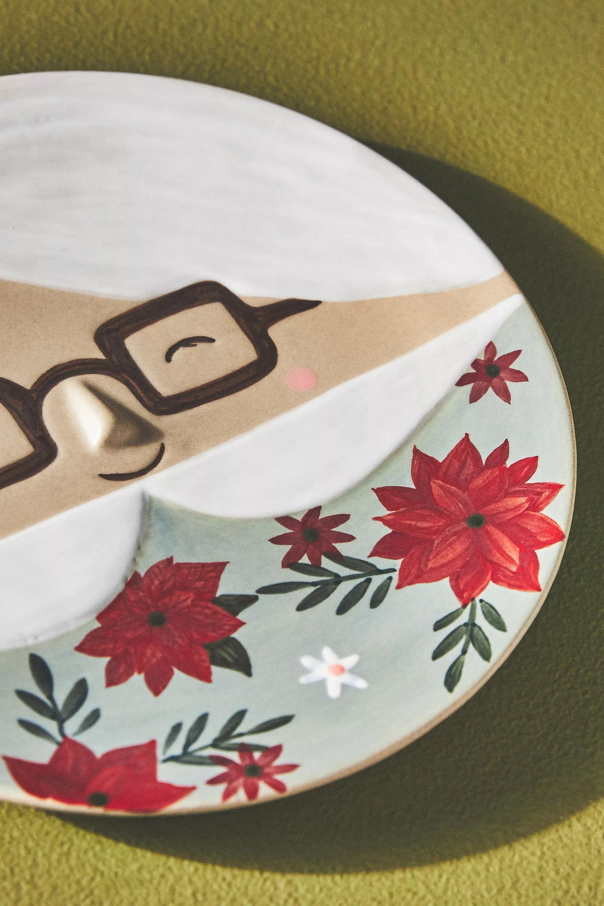 Fotini Christmas Dessert Plate, White, , large image number 1