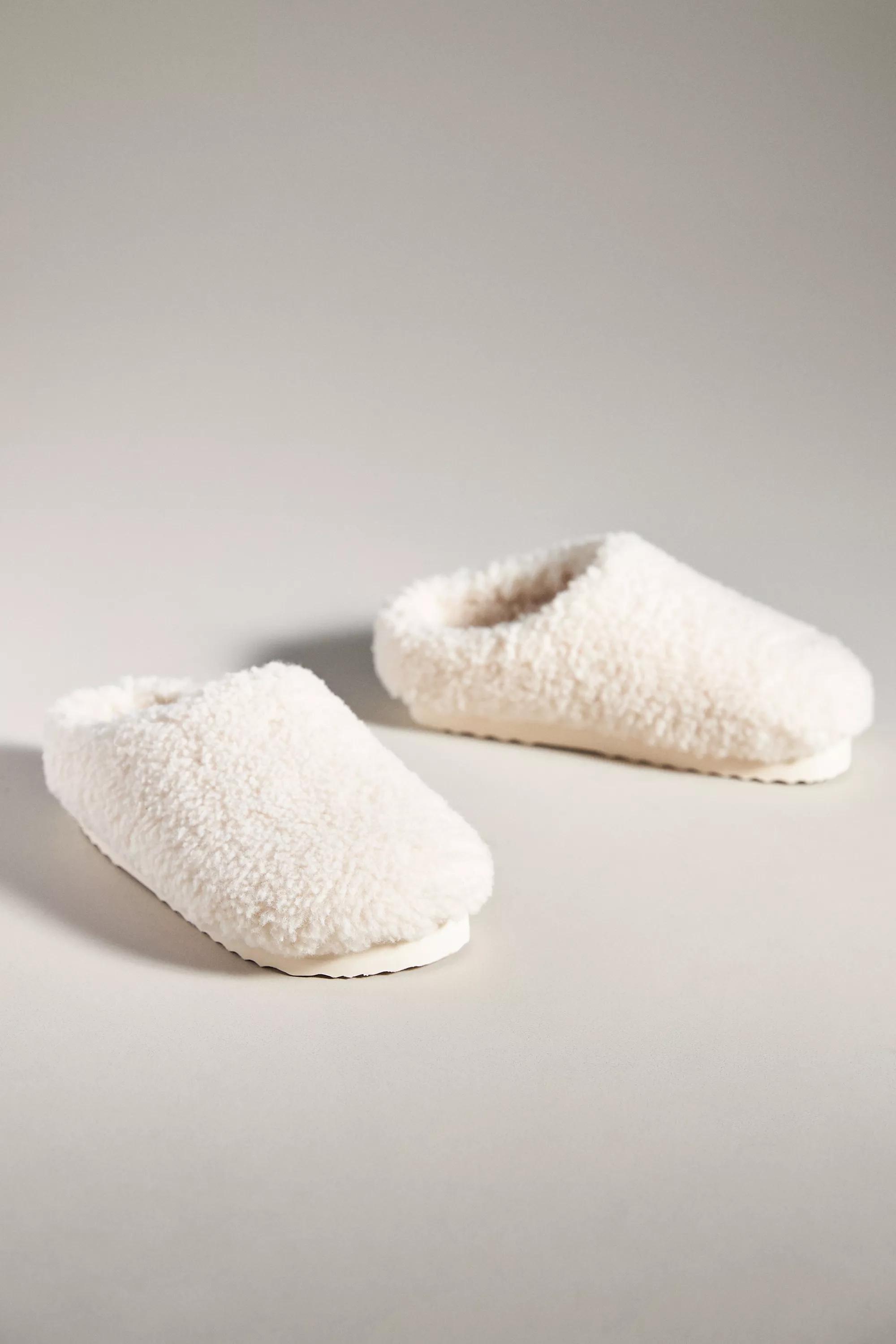 Sherpa Slippers, Creme, A501_0012, large image number 1