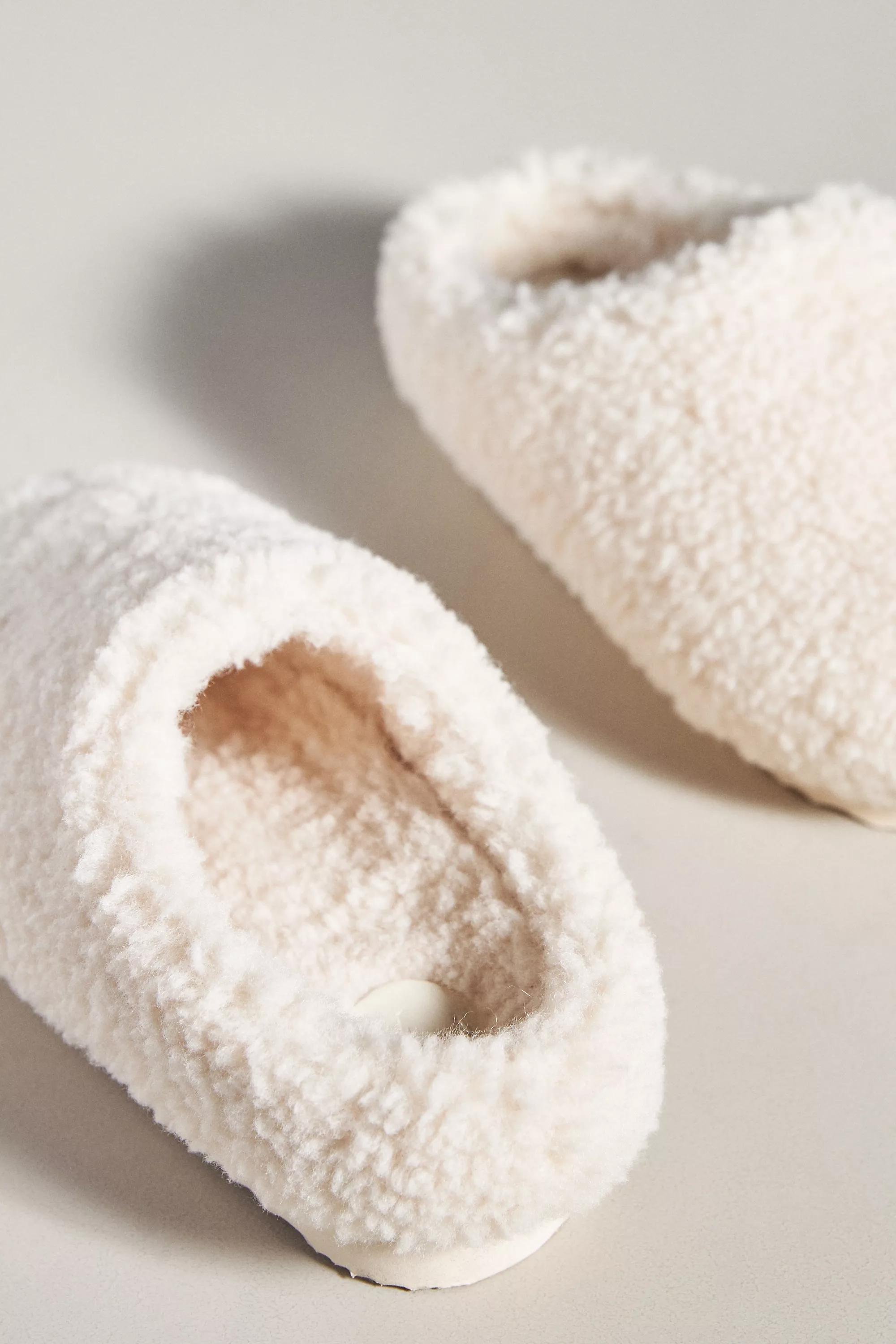 Sherpa Slippers, Creme, A501_0012, large image number 2