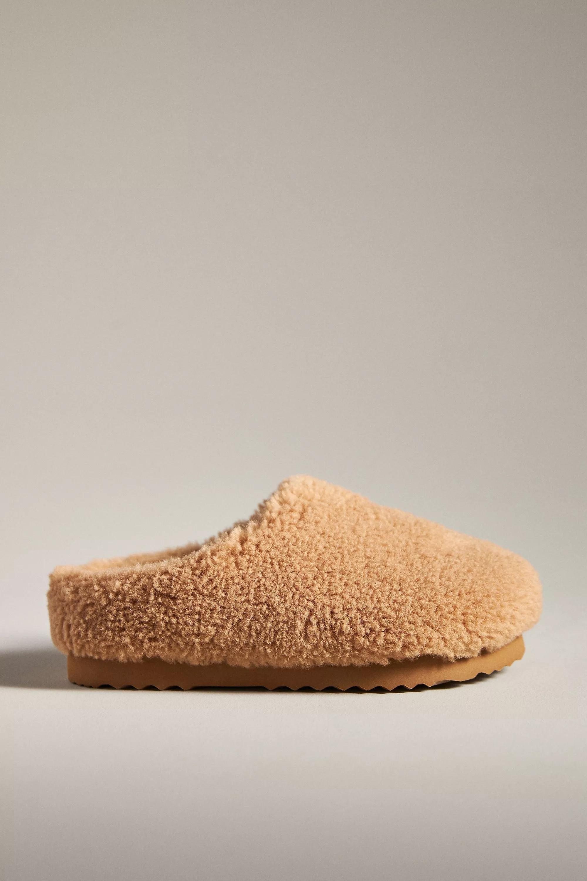 Sherpa Slippers, Brown, A501_0026, large image number 0