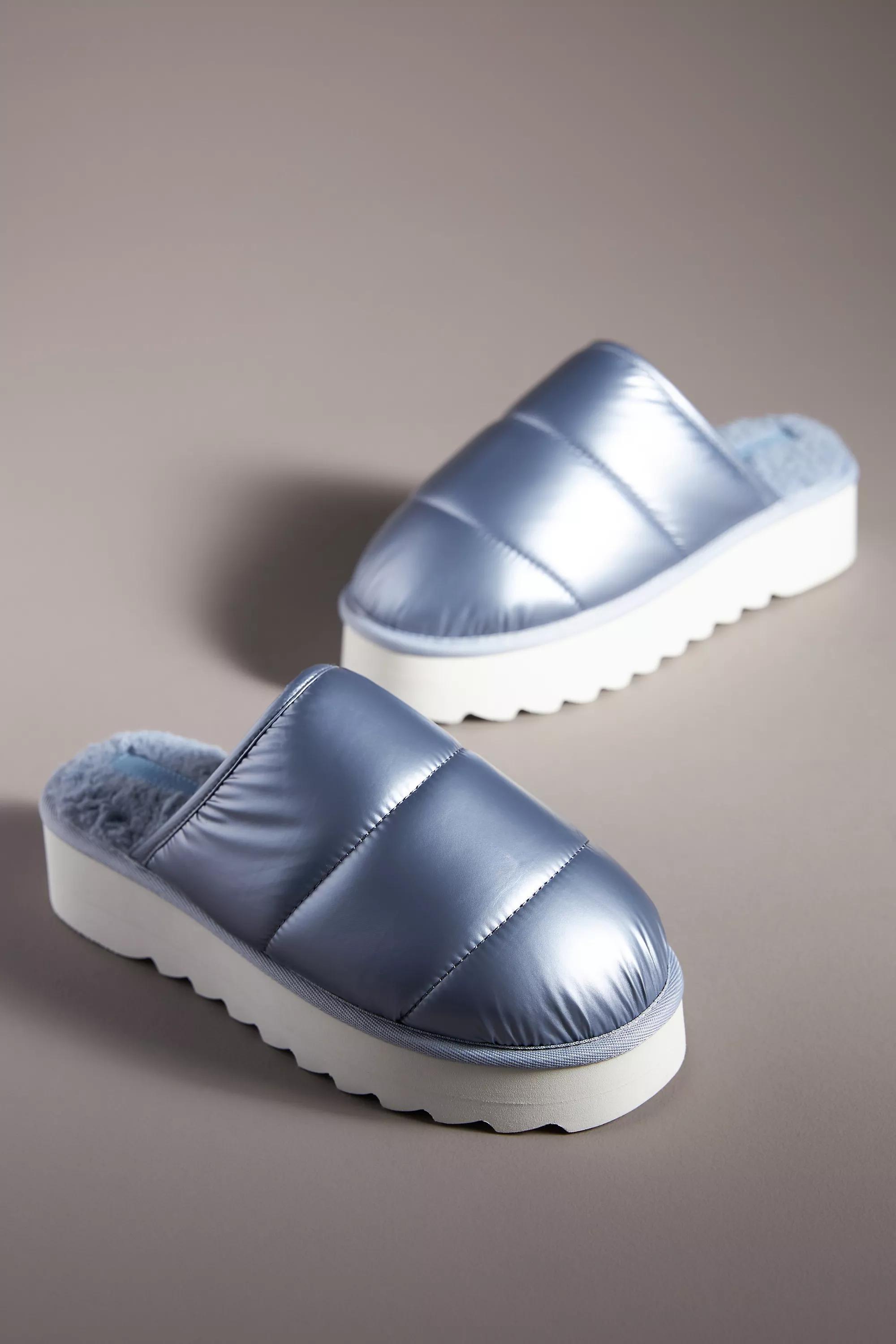 By Maeve Puffy Platform Slippers, Purple, A501_0055, medium