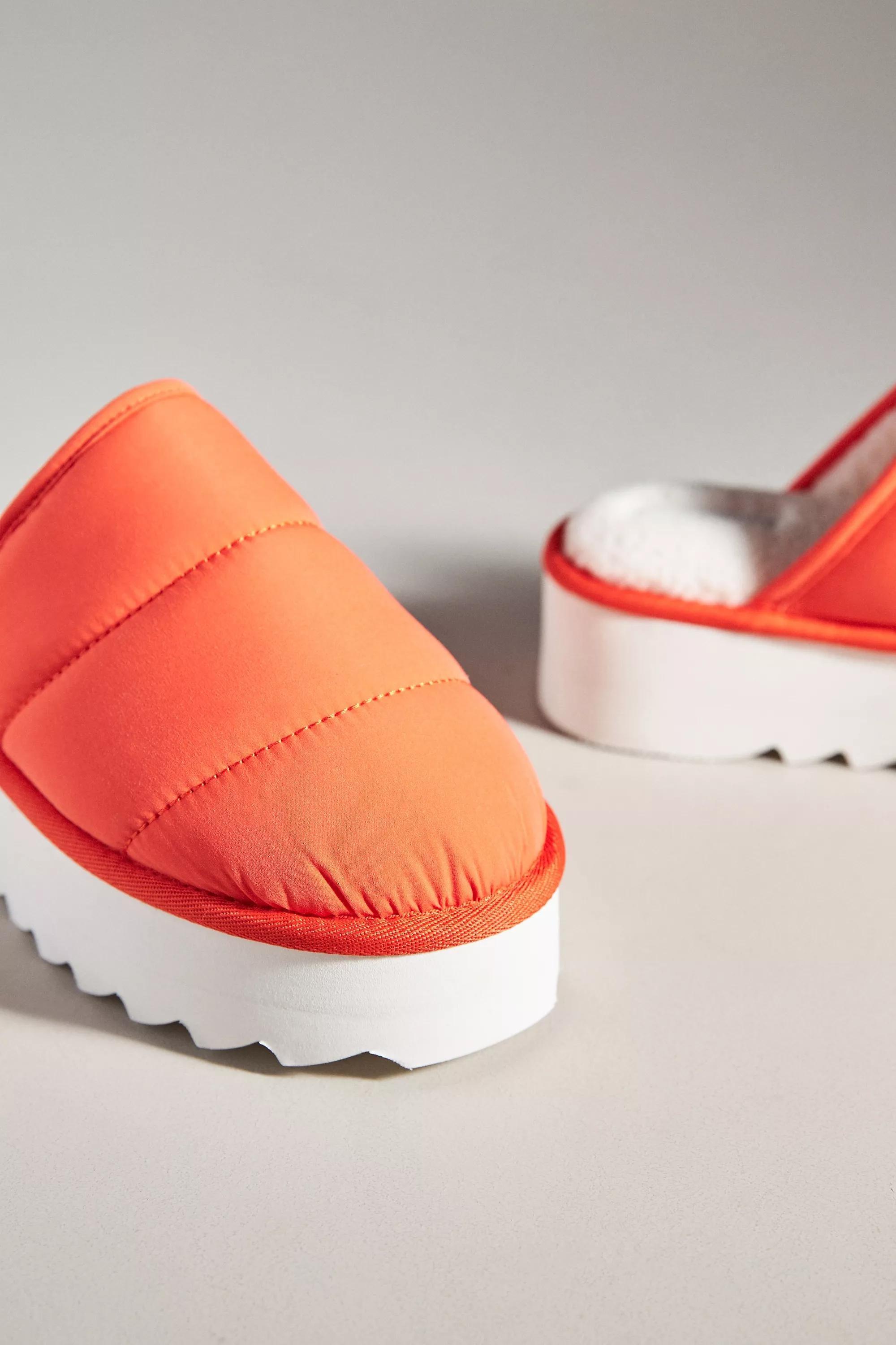 Maeve Puffy Platform Slippers, Coral, , large image number 3