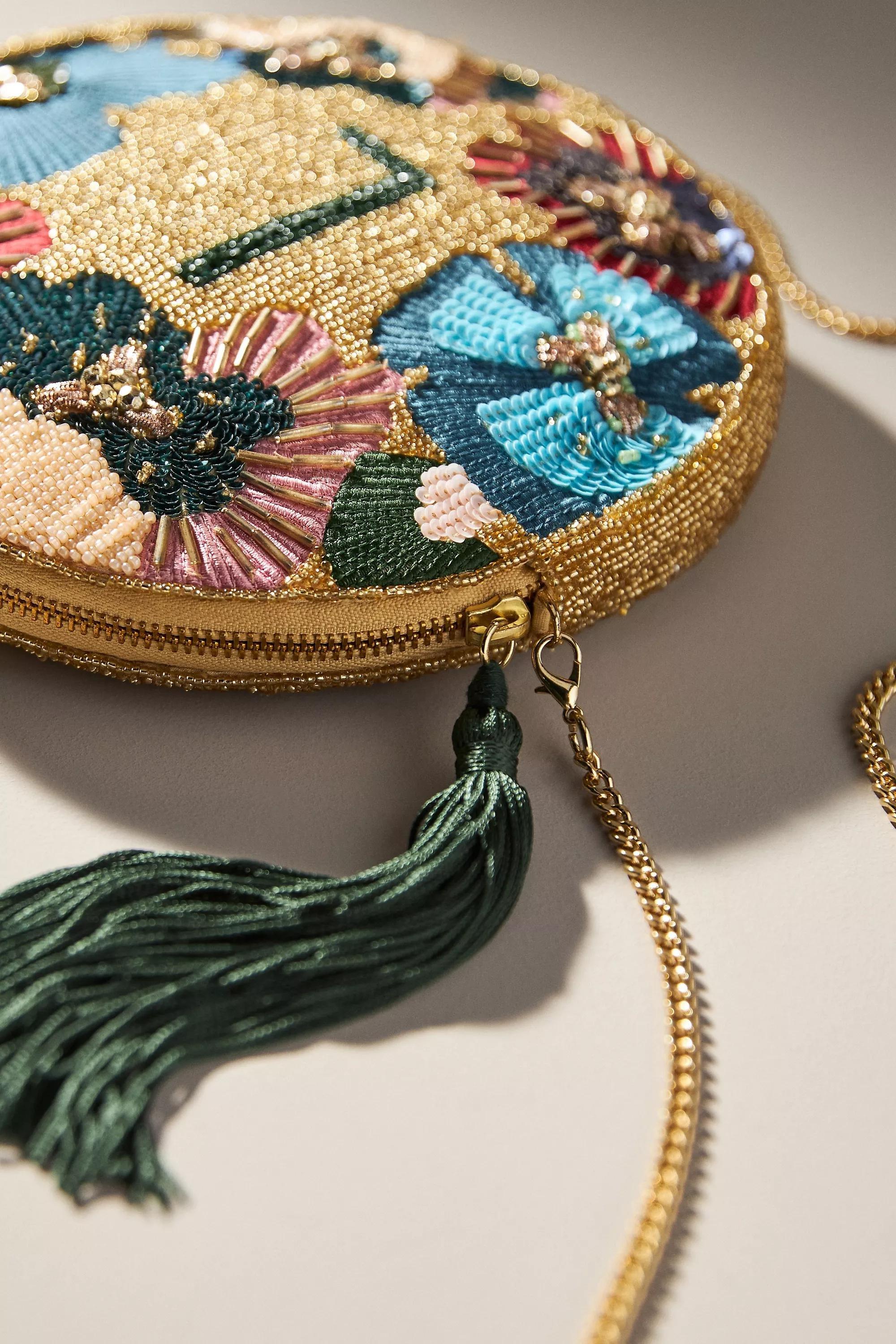 Monogram Embellished Pouch, L, A501_0912, large image number 6
