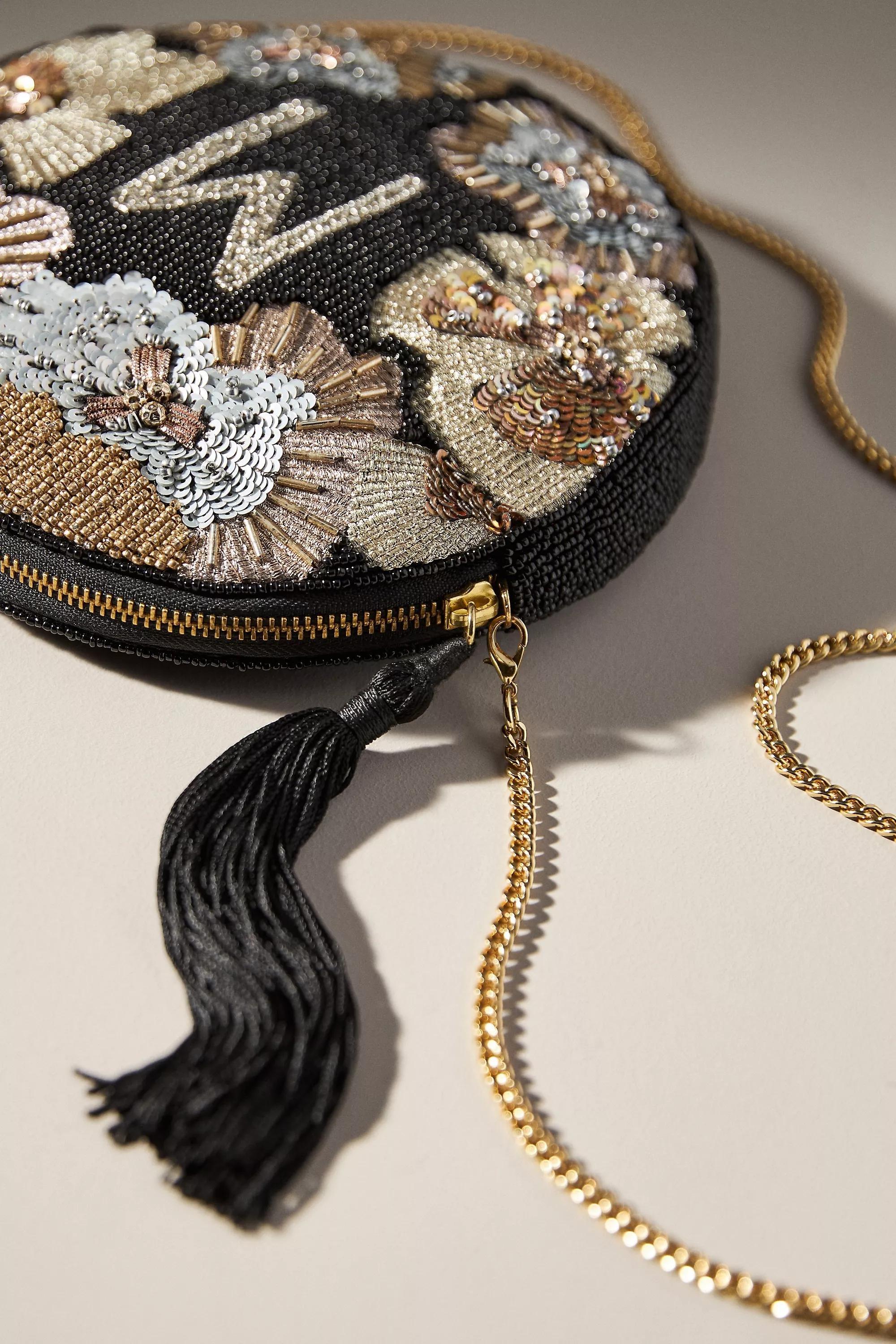 Monogram Embellished Pouch, M, A501_0913, large image number 6