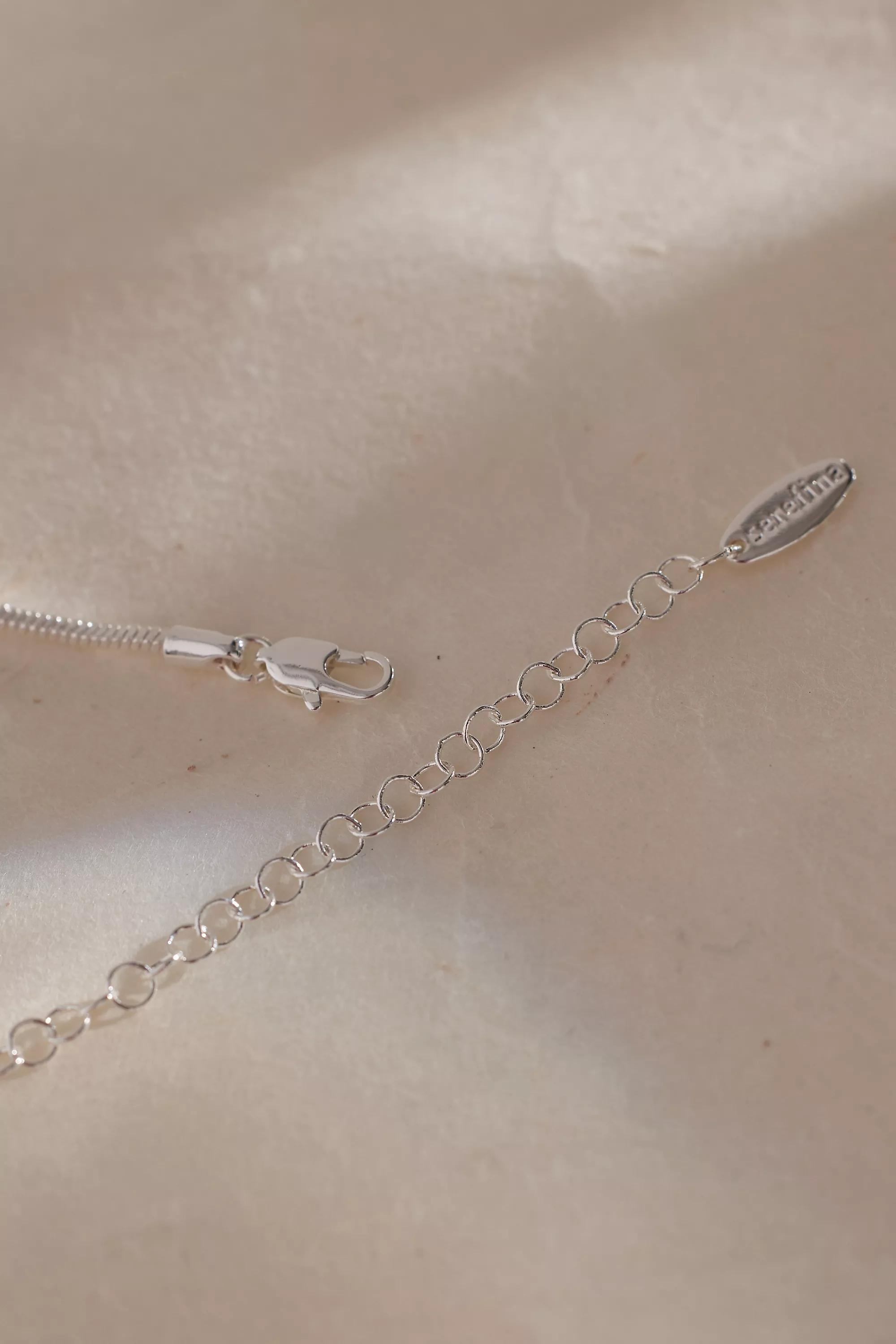The Petra Mini Pendant Necklace, Silver, A501_0007, large image number 3