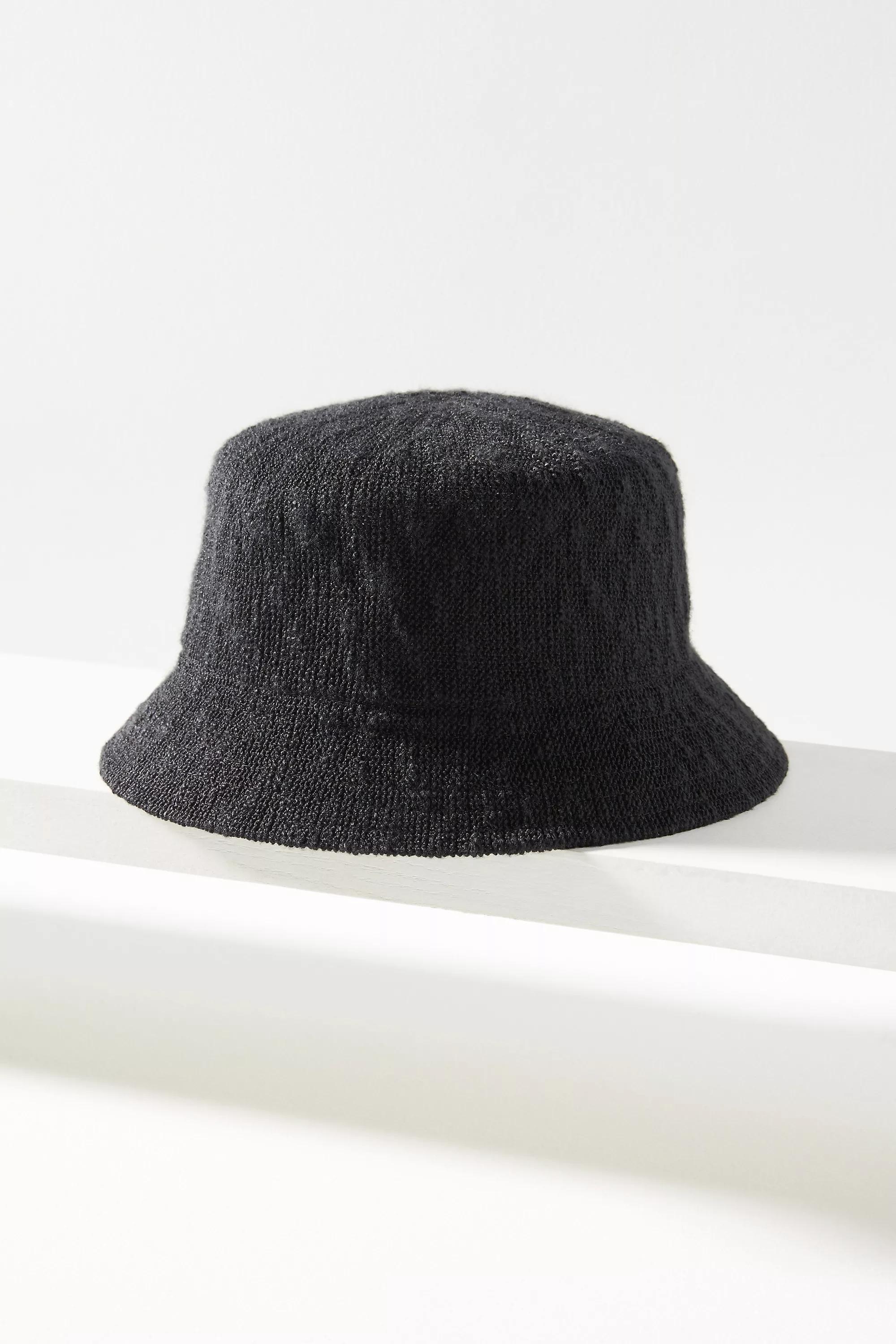 Nubby Bucket Hat, Black, A501_0001, large image number 2