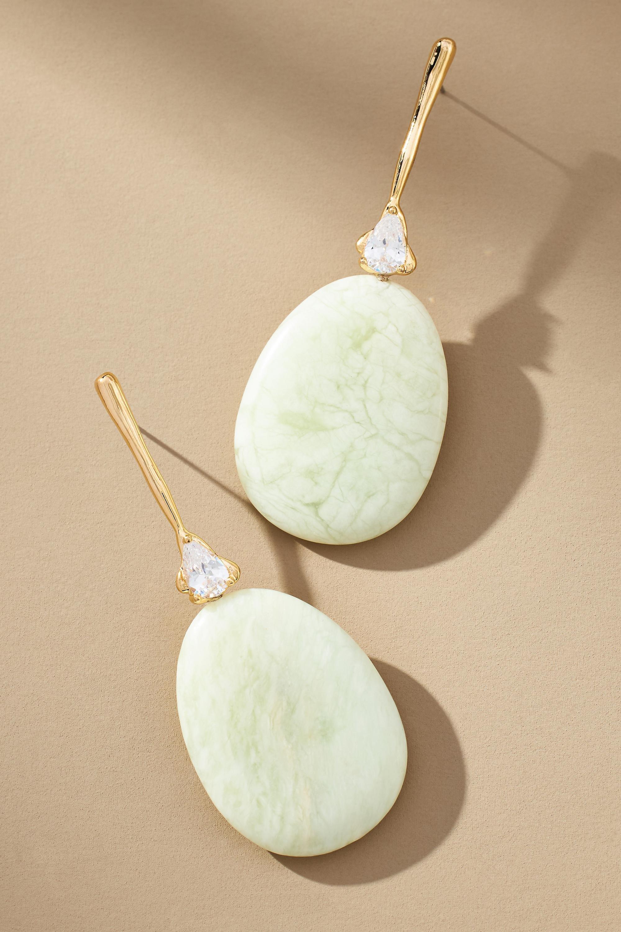 Anthropologie Drop, Green 14K, A501_0237, large image number 0