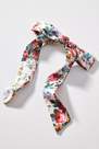 Anthropologie - Selkie Floral Bow Hair Clip, Red