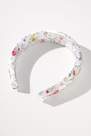 Anthropologie - Selkie Padded Floral Headband, White