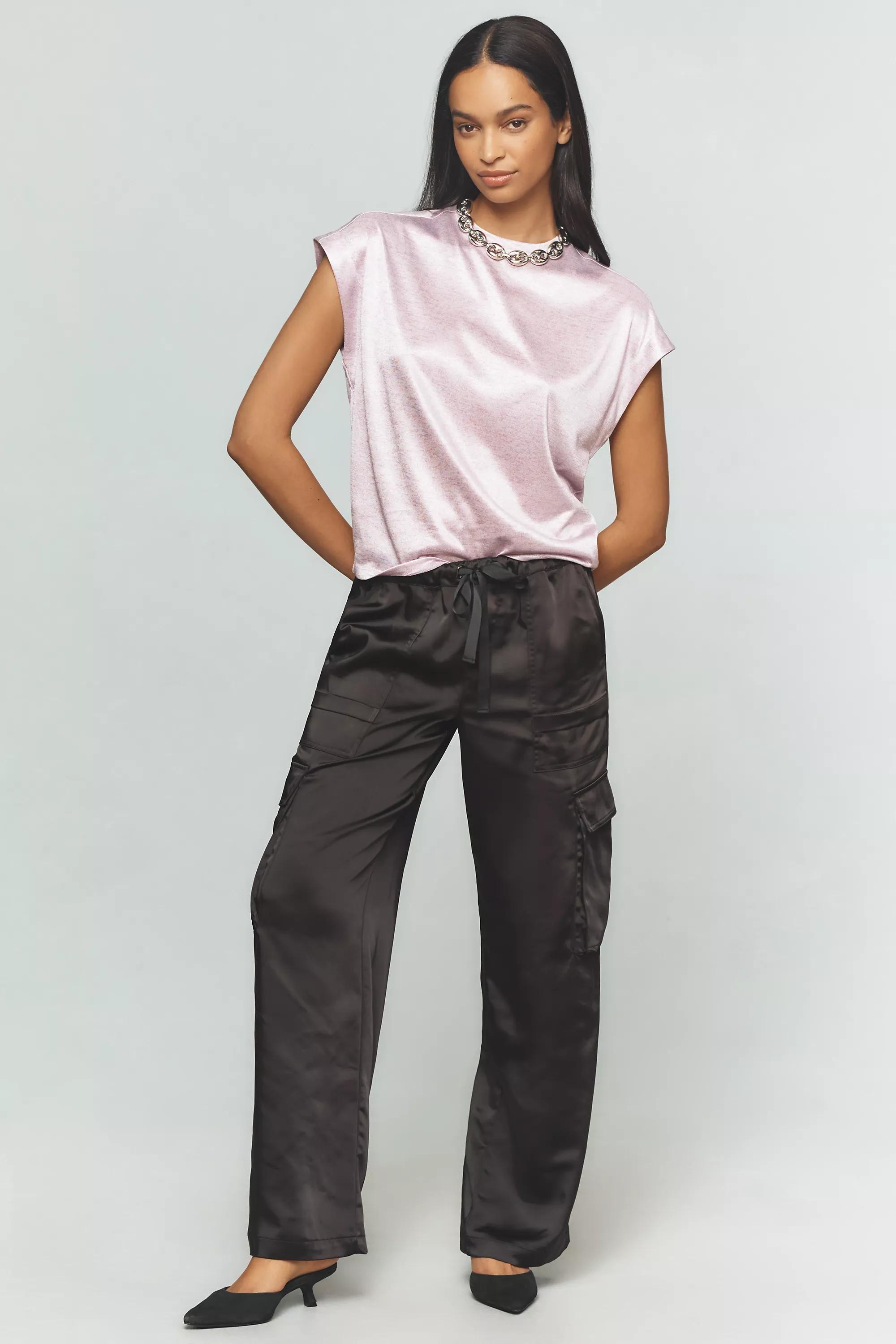 Anthropologie T-Shirt Women Plain, Pink, A501_0055, large image number 3