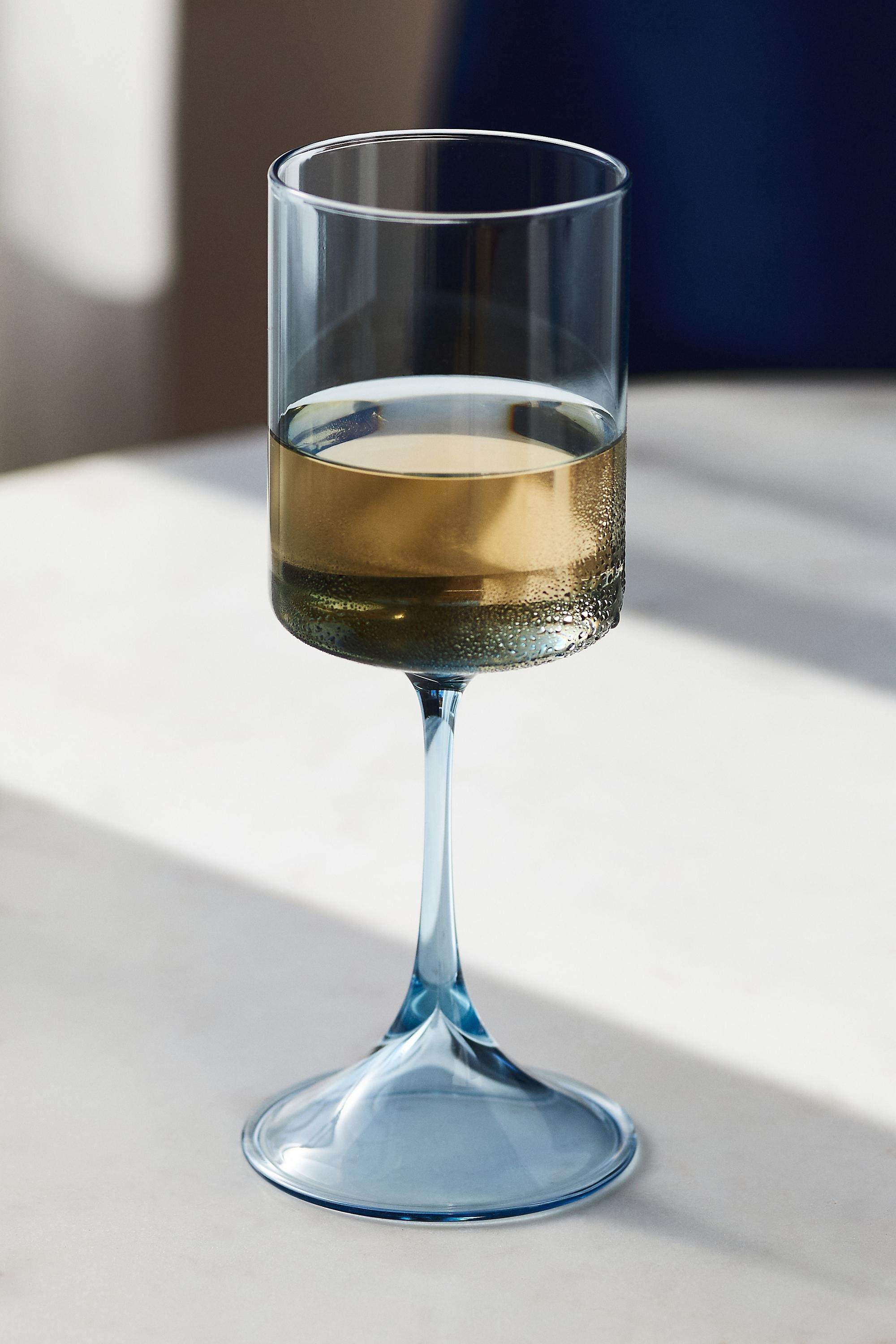 Morgan Wine Glasses, Set Of 2, Blue, A501_0045, large image number 0