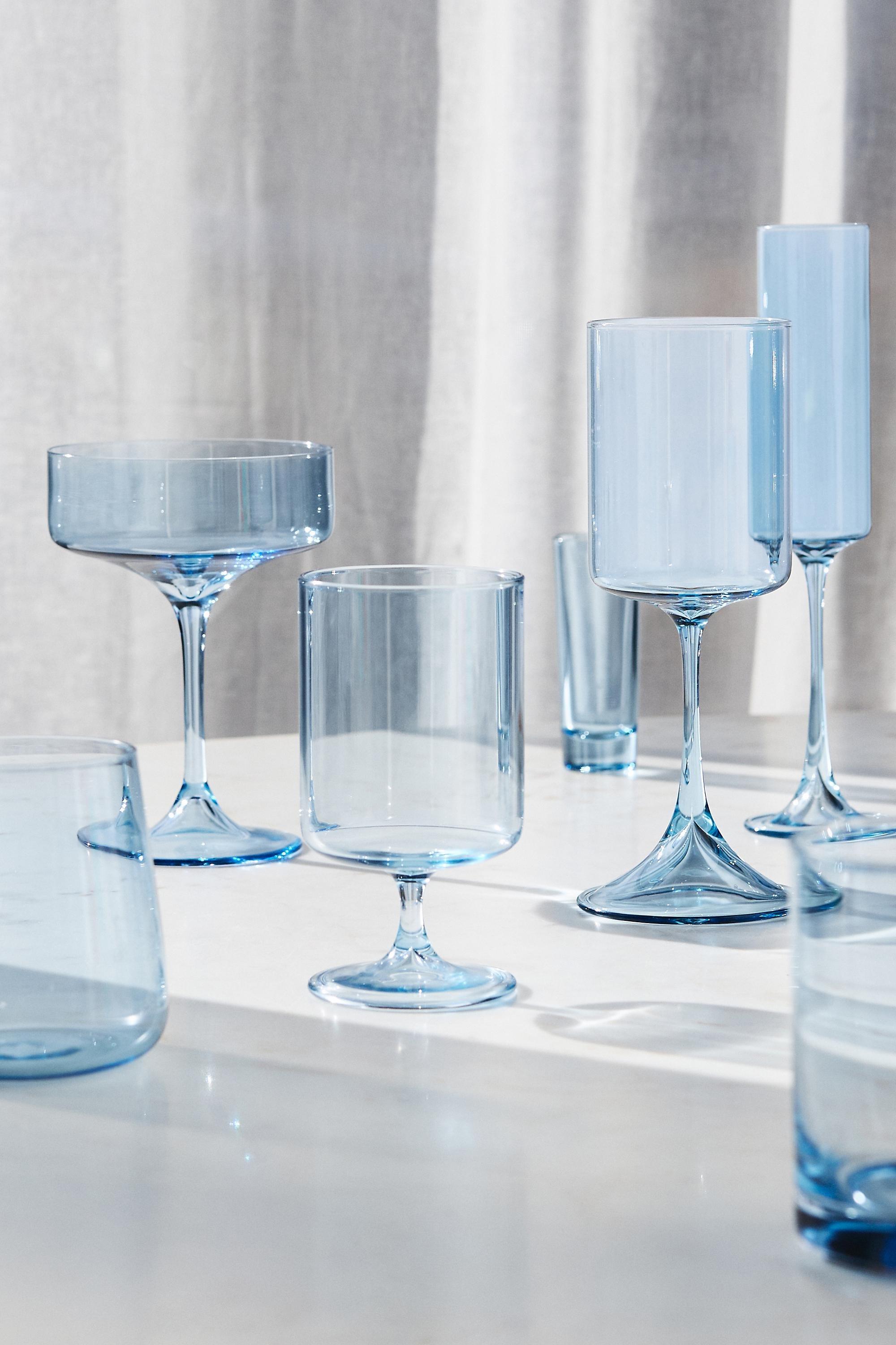 Morgan Wine Glasses, Set Of 2, Blue, A501_0045, large image number 3