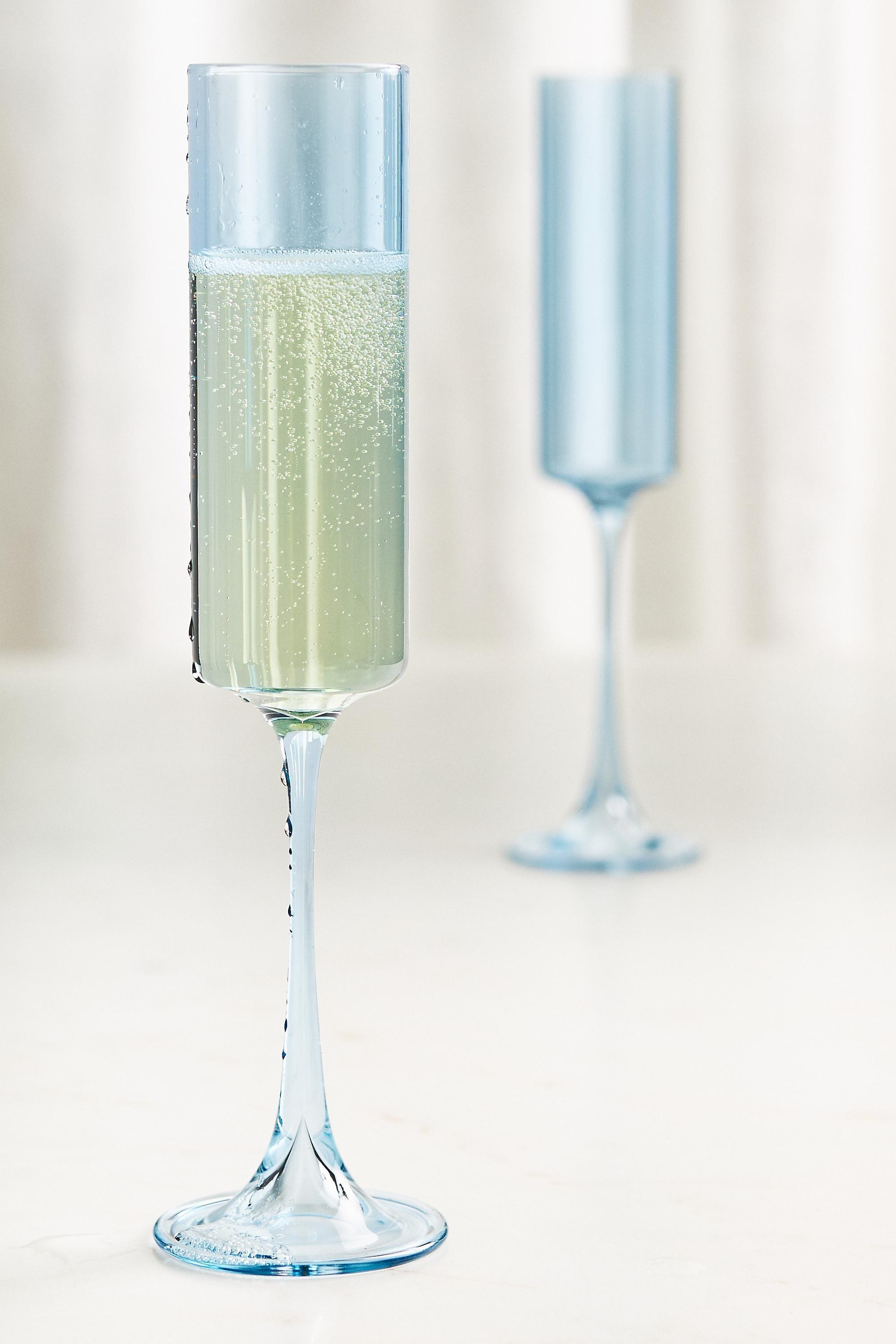 Morgan Flutes, Set Of 2, Blue, A501_0045, large image number 1