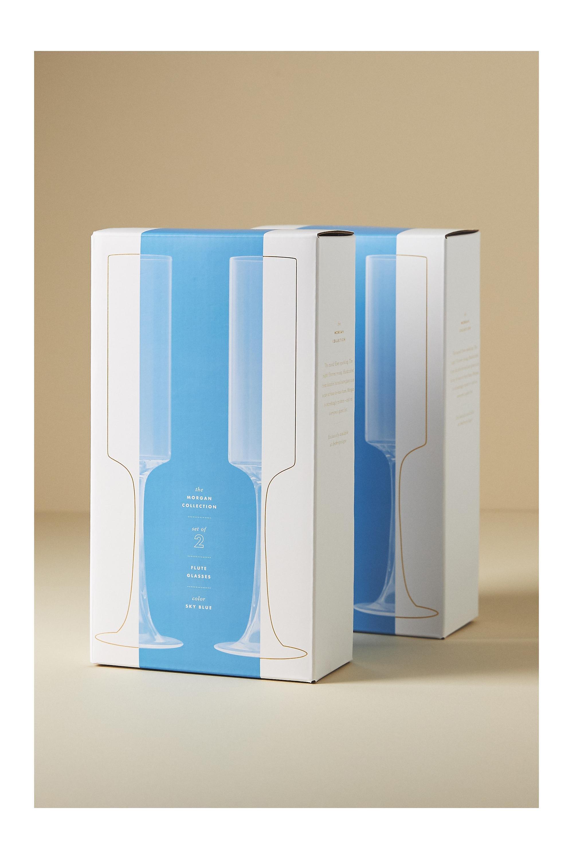 Morgan Flutes, Set Of 2, Blue, A501_0045, large image number 4