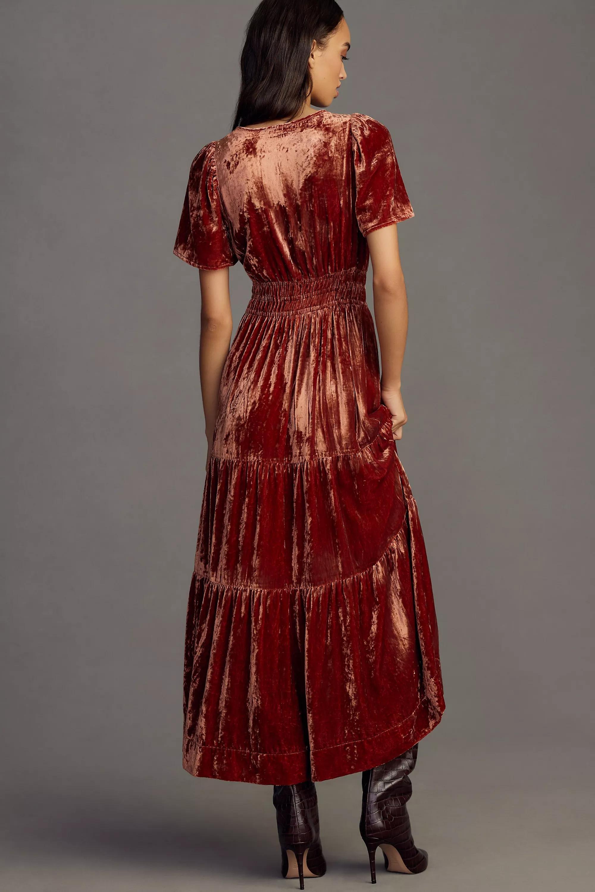 The Somerset Maxi Dress, Brown, , large image number 2