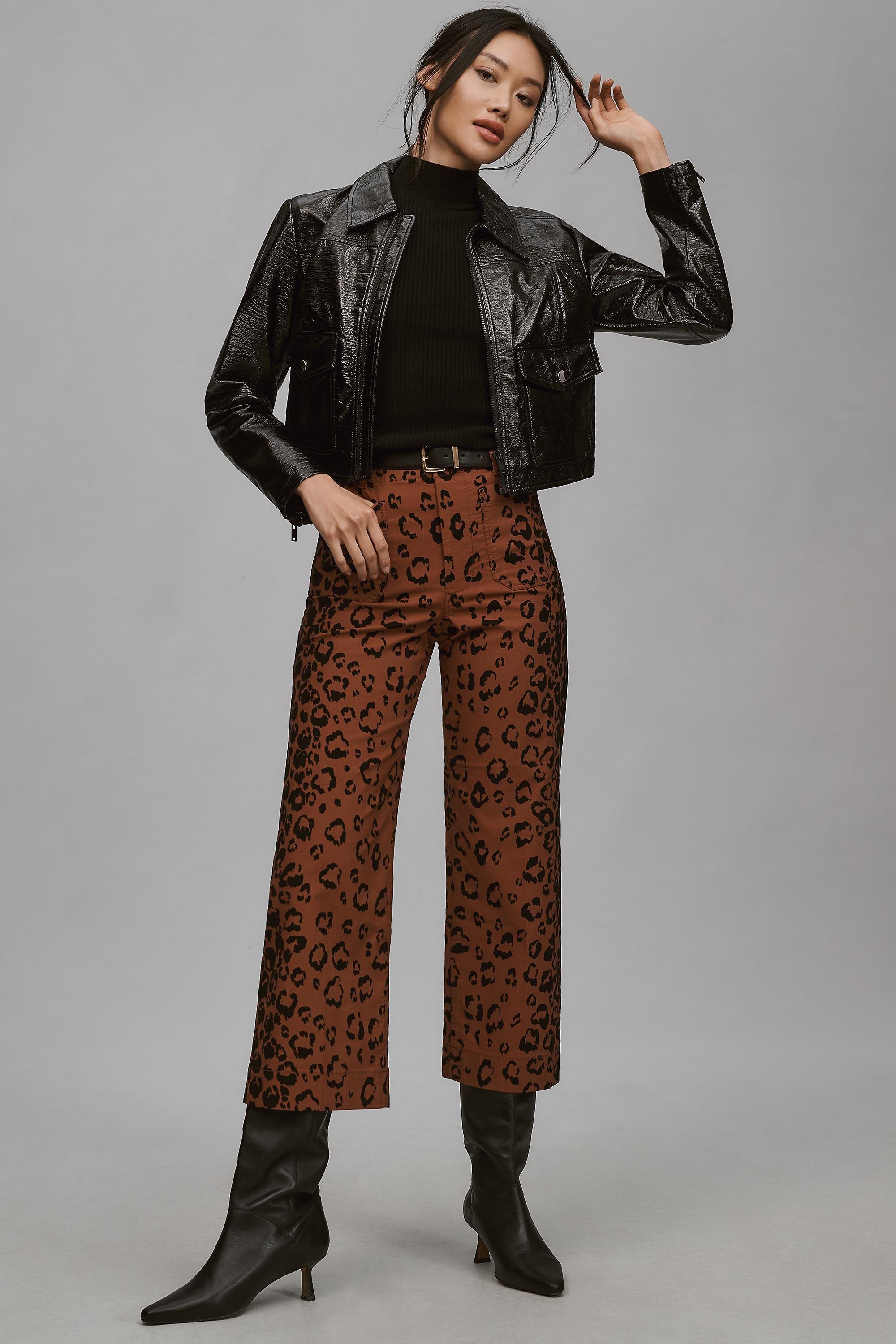 By Maeve The Colette Cropped Trousers, Brown, A501_0020, medium