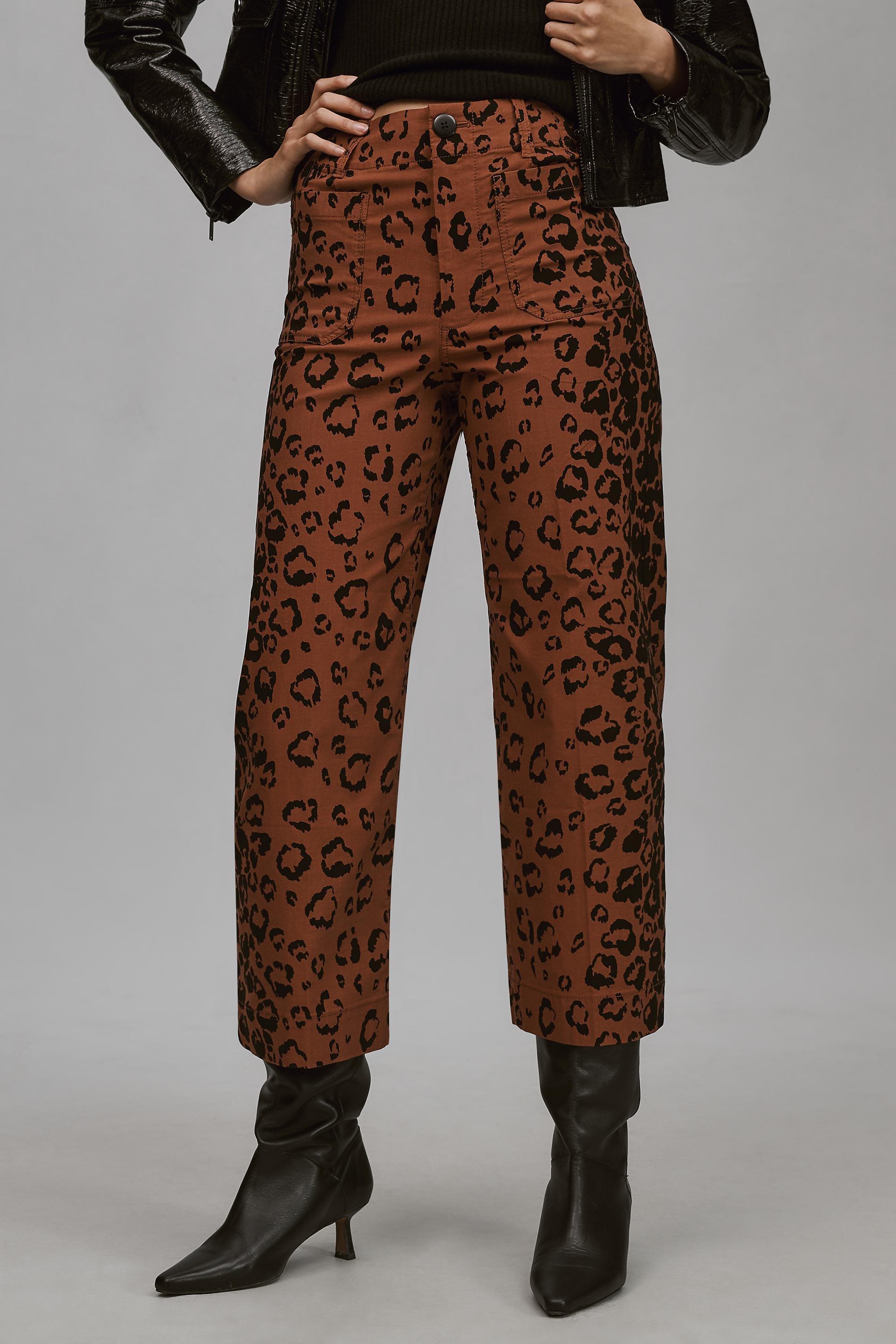 By Maeve The Colette Cropped Trousers, Brown, A501_0020, medium