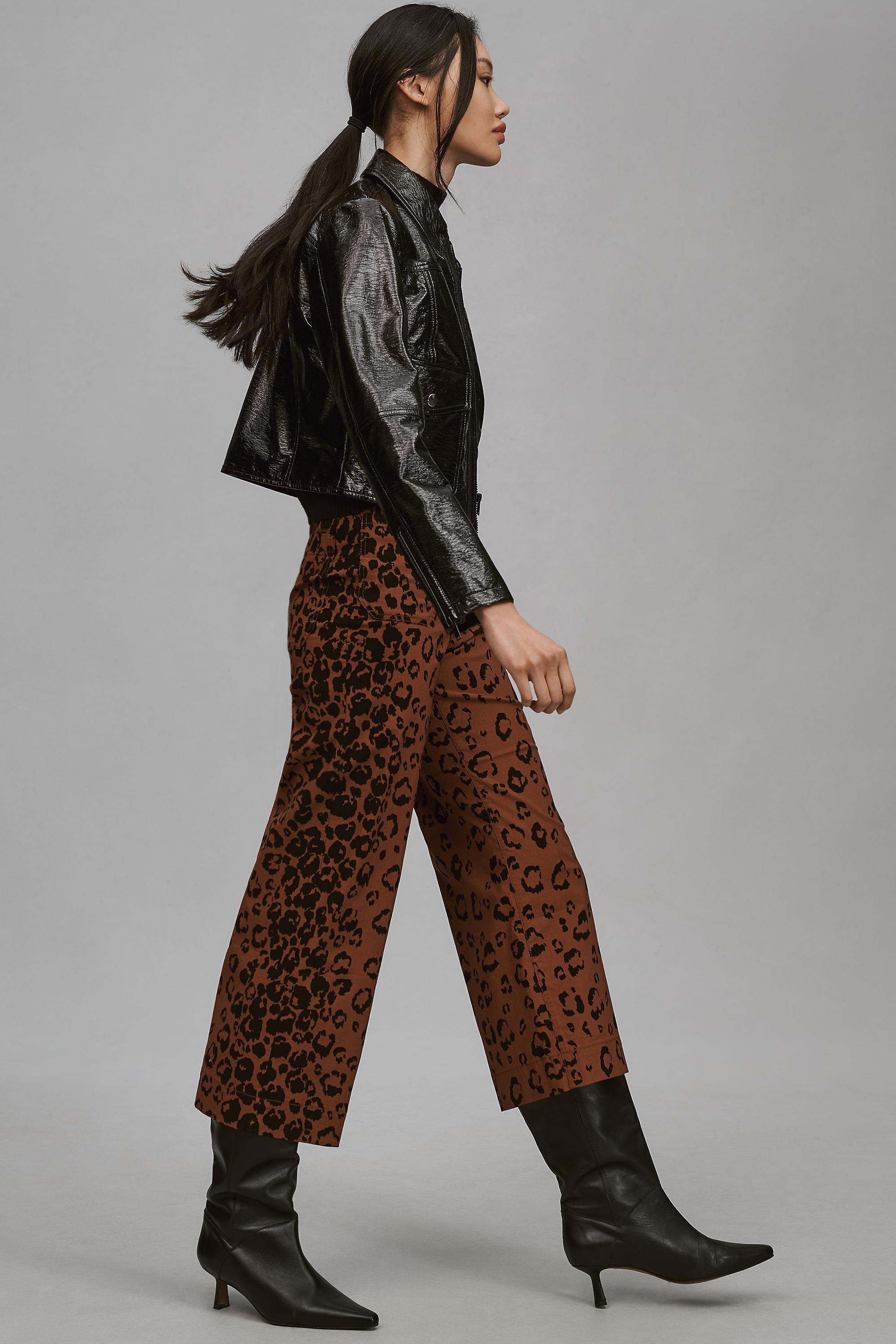 By Maeve The Colette Cropped Trousers, Brown, A501_0020, medium
