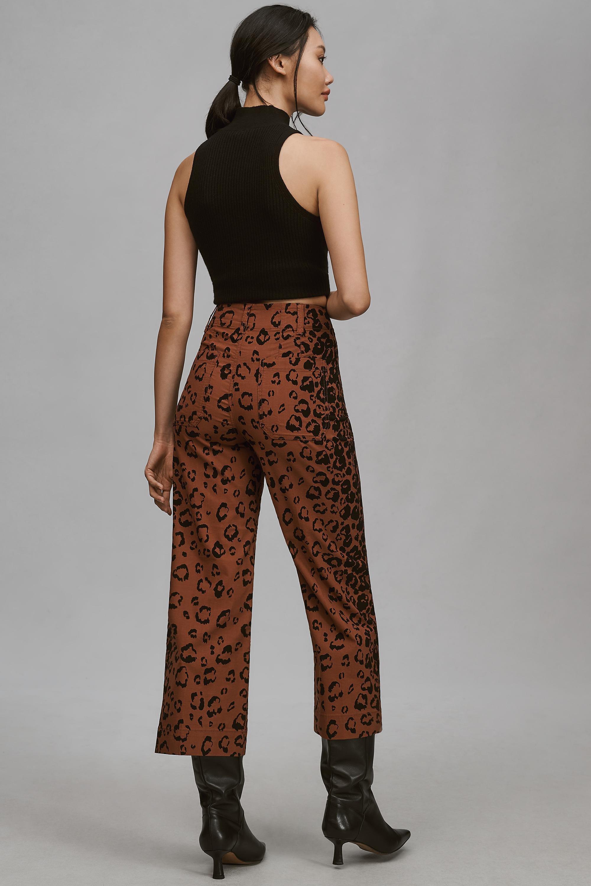 By Maeve The Colette Cropped Trousers, Brown, A501_0020, large image number 4