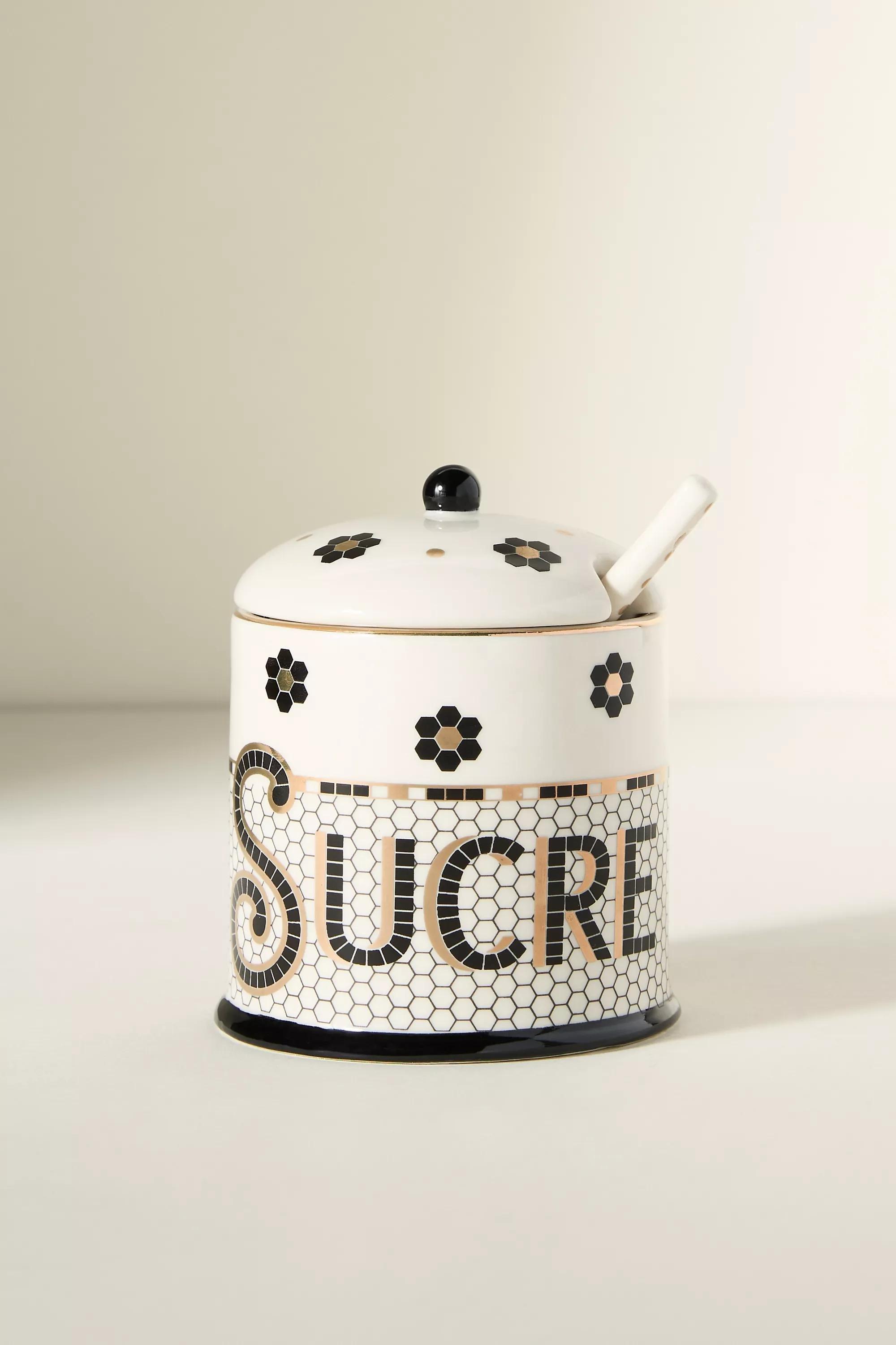 Bistro Tile Sugar Bowl, Multicolour, A501_0018, large image number 0