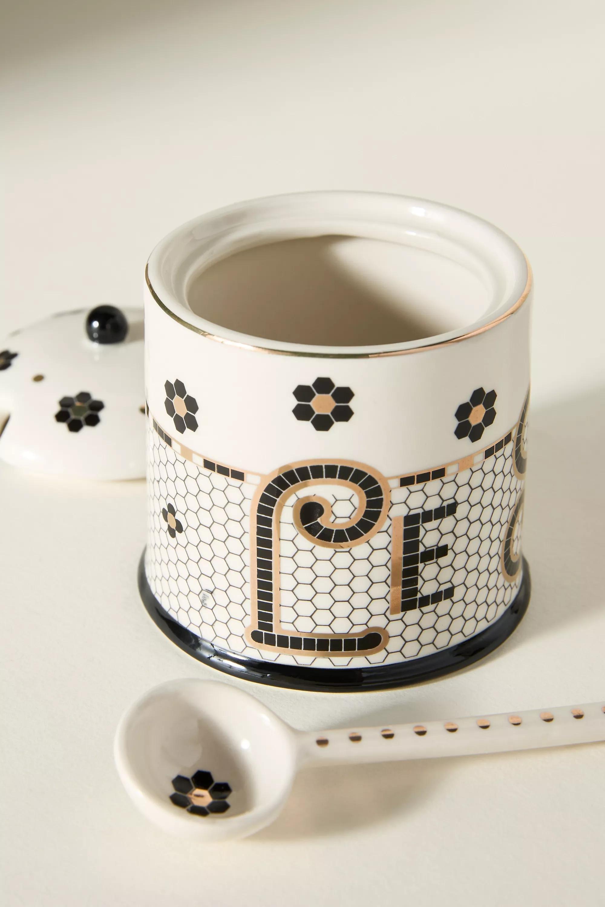 Bistro Tile Sugar Bowl, Multicolour, A501_0018, large image number 1