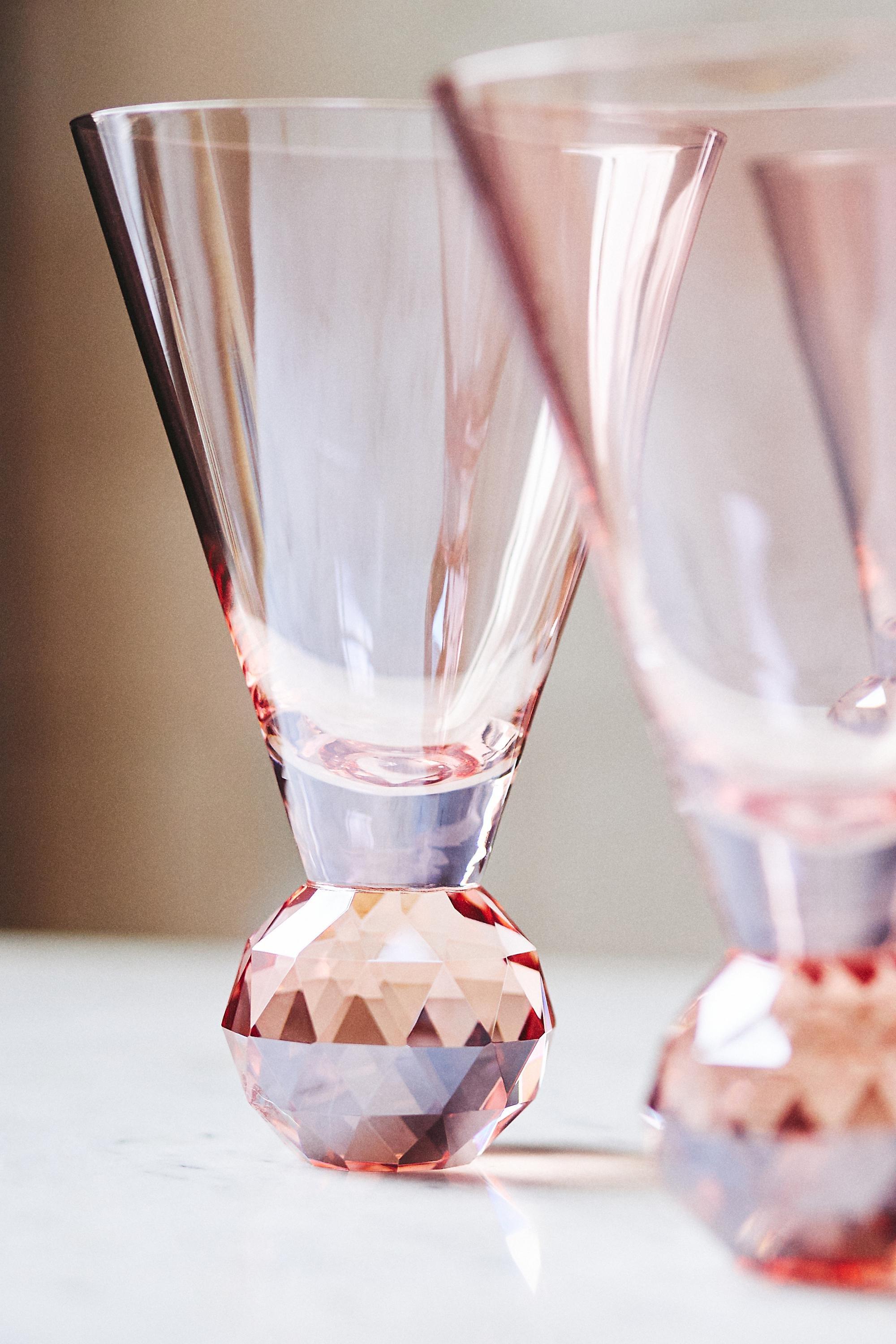 Gemma Martini Glass, PINK, , medium