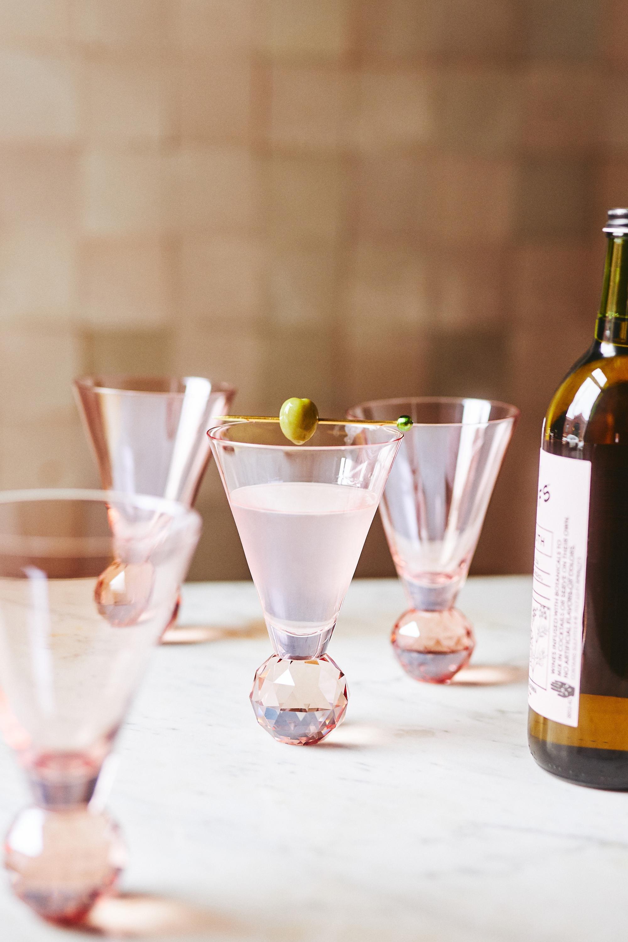 Gemma Martini Glass, PINK, A501_0066, large image number 2