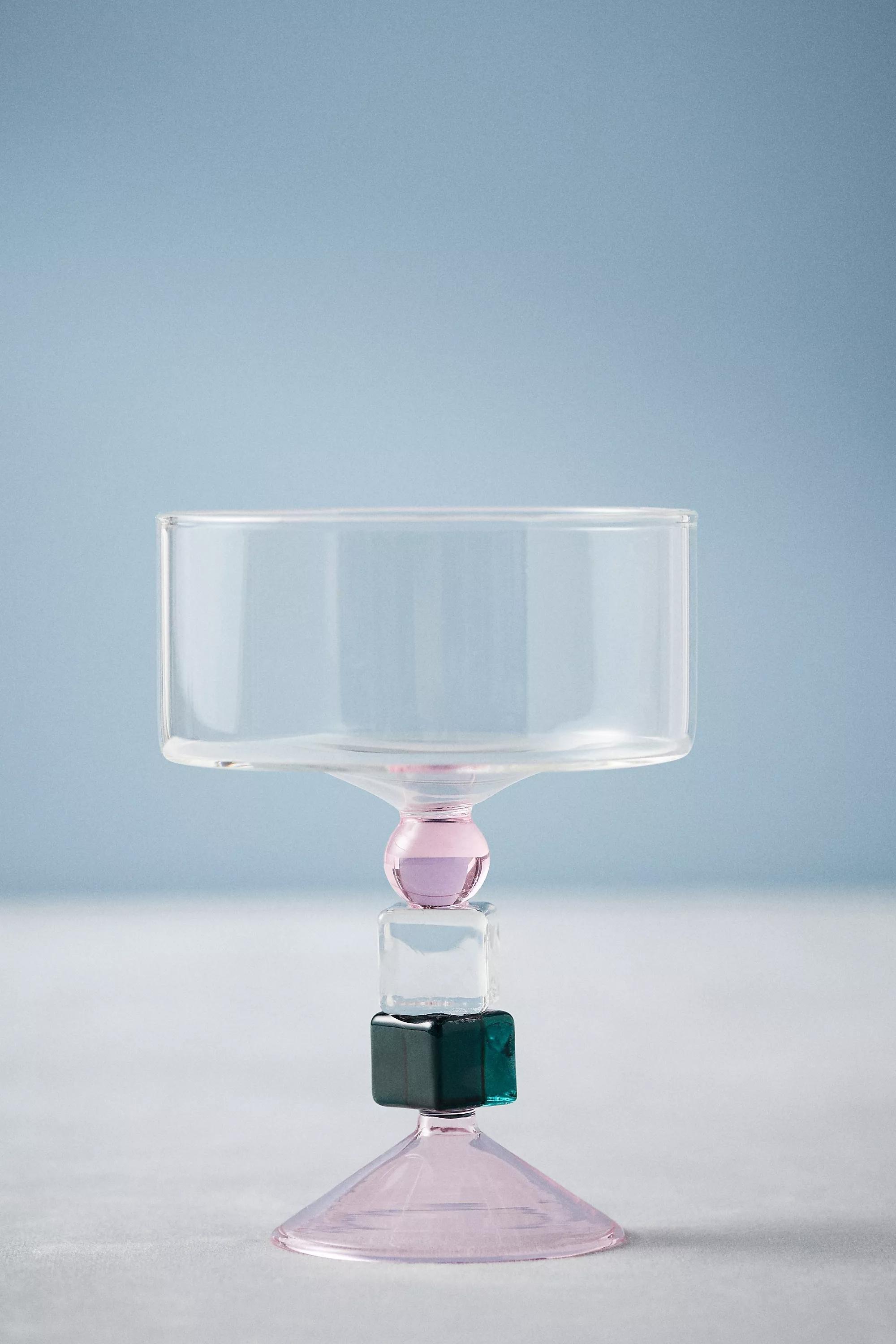 Vaisselle Champagne Coupe Glass, Pink, A501_0066, large image number 0