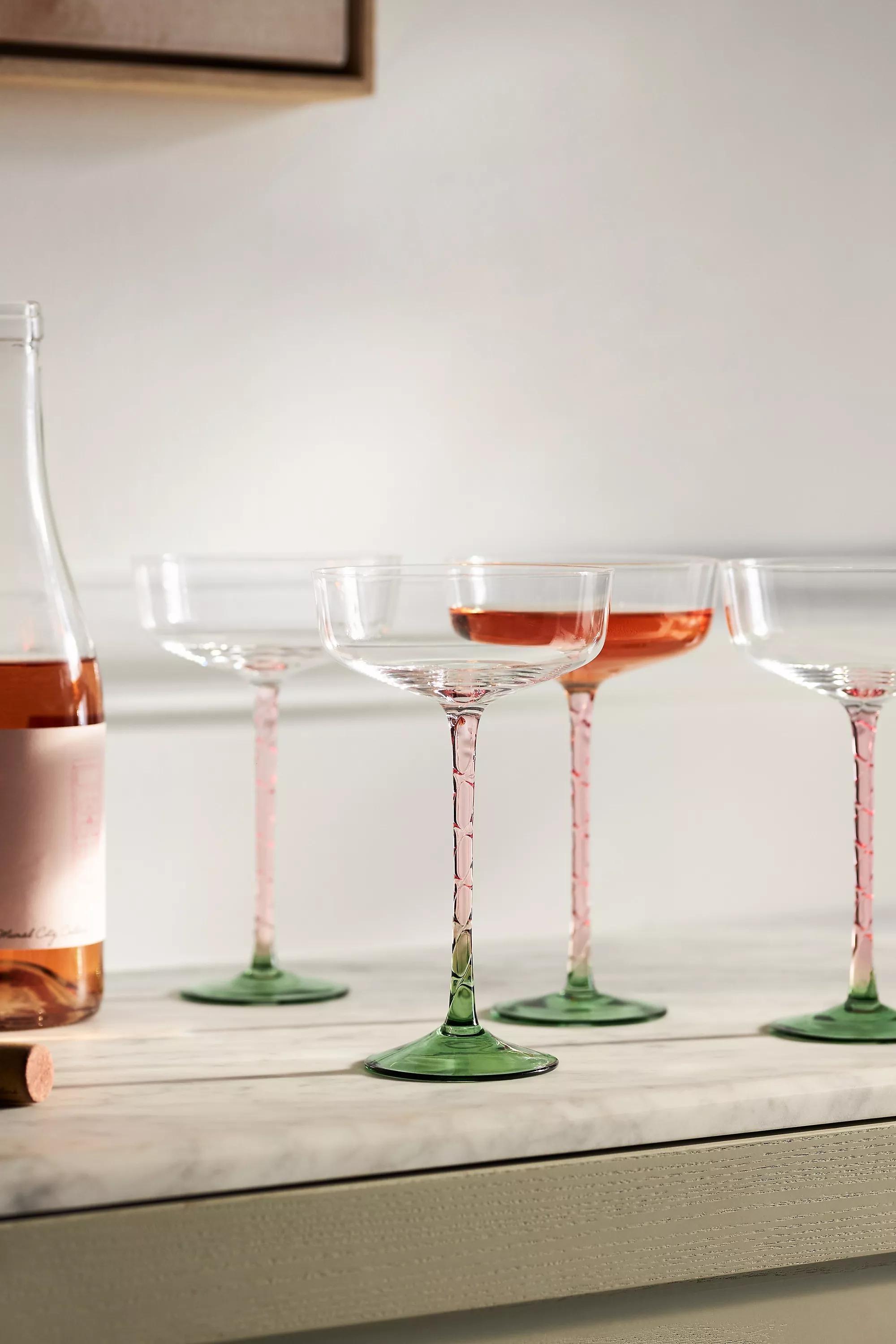 Margot Coupe Glass, Pink, A501_0066, large image number 0