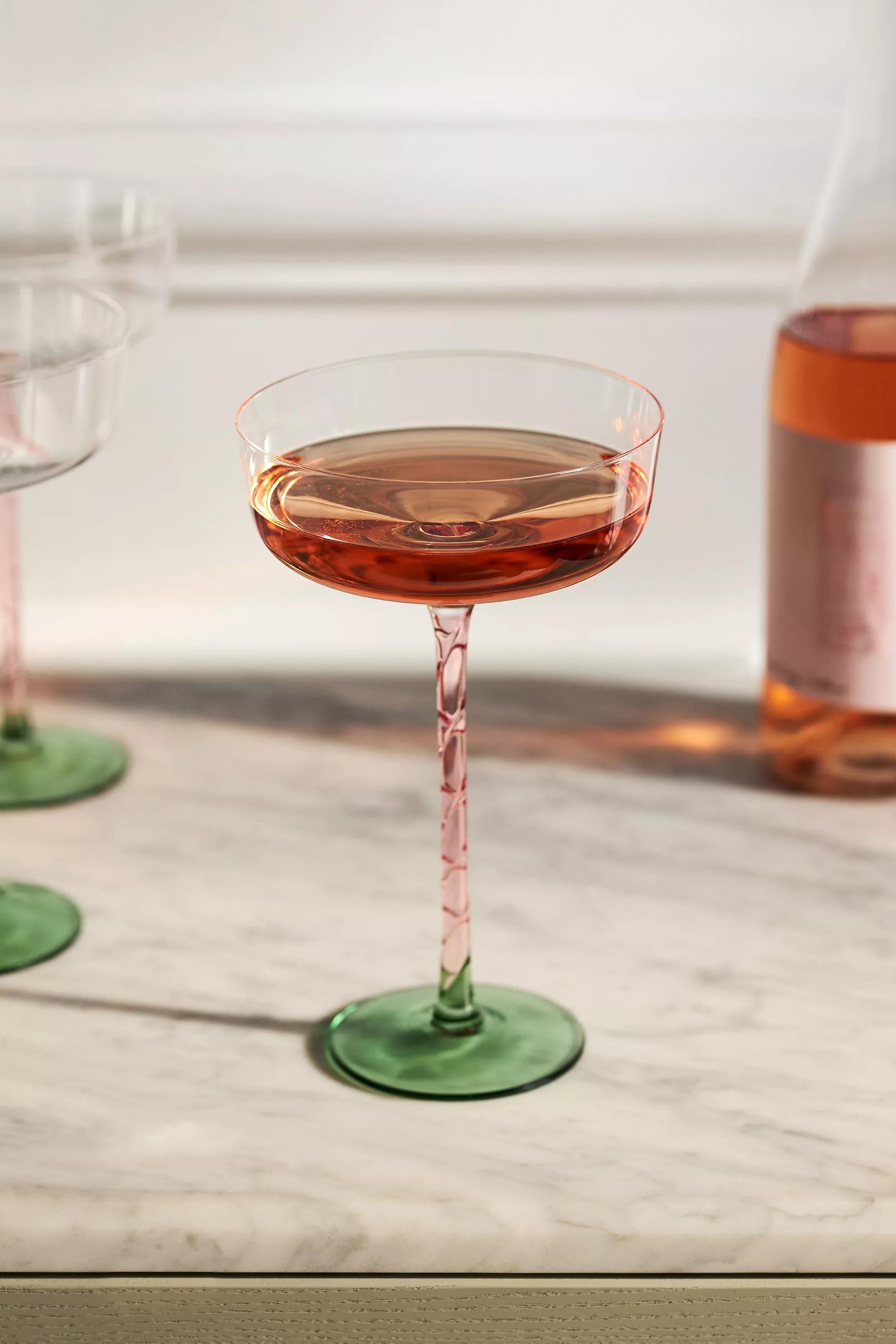 Margot Coupe Glass, Pink, A501_0066, large image number 2