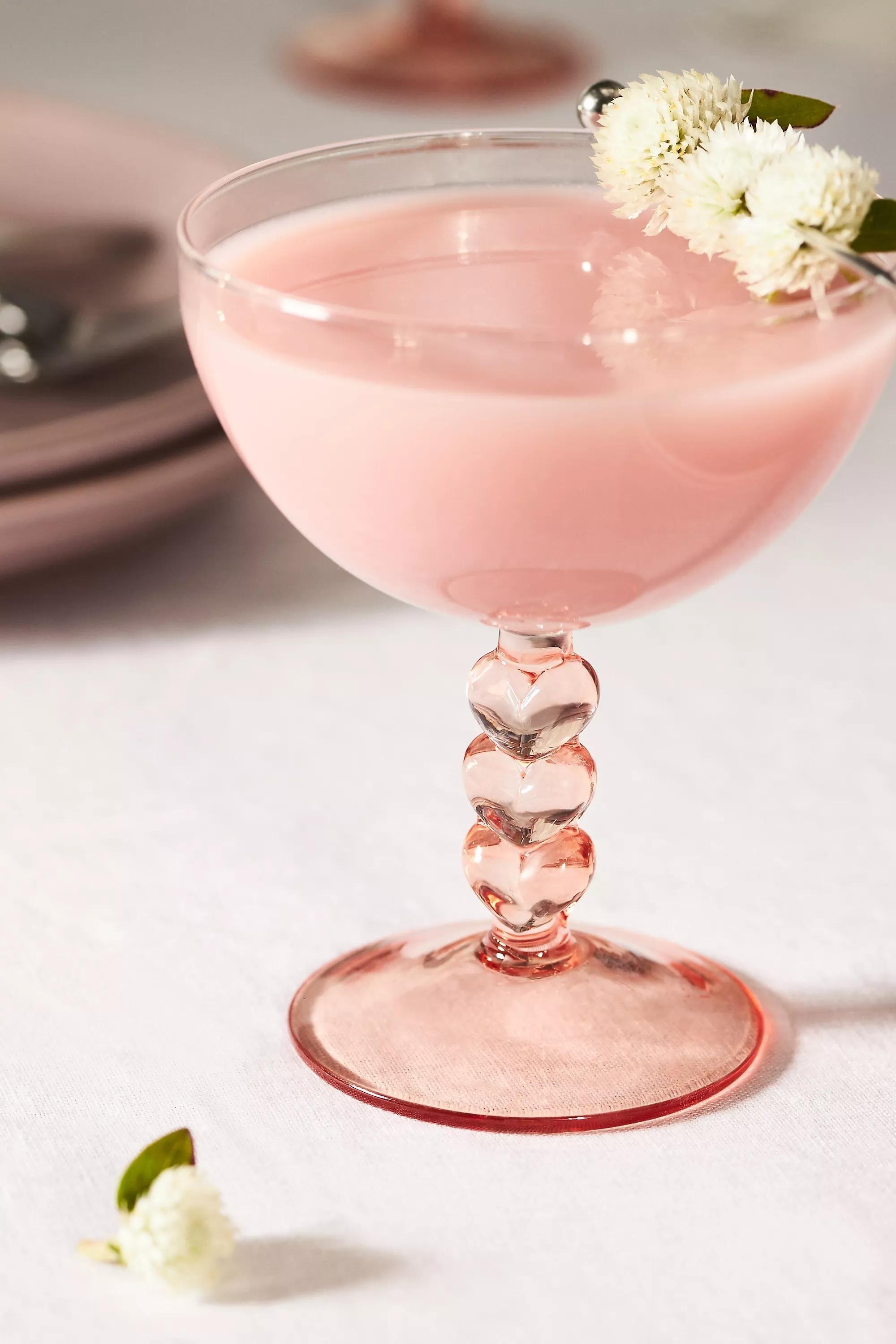 Corazon Coupe Glass, Pink, A501_0066, large image number 0