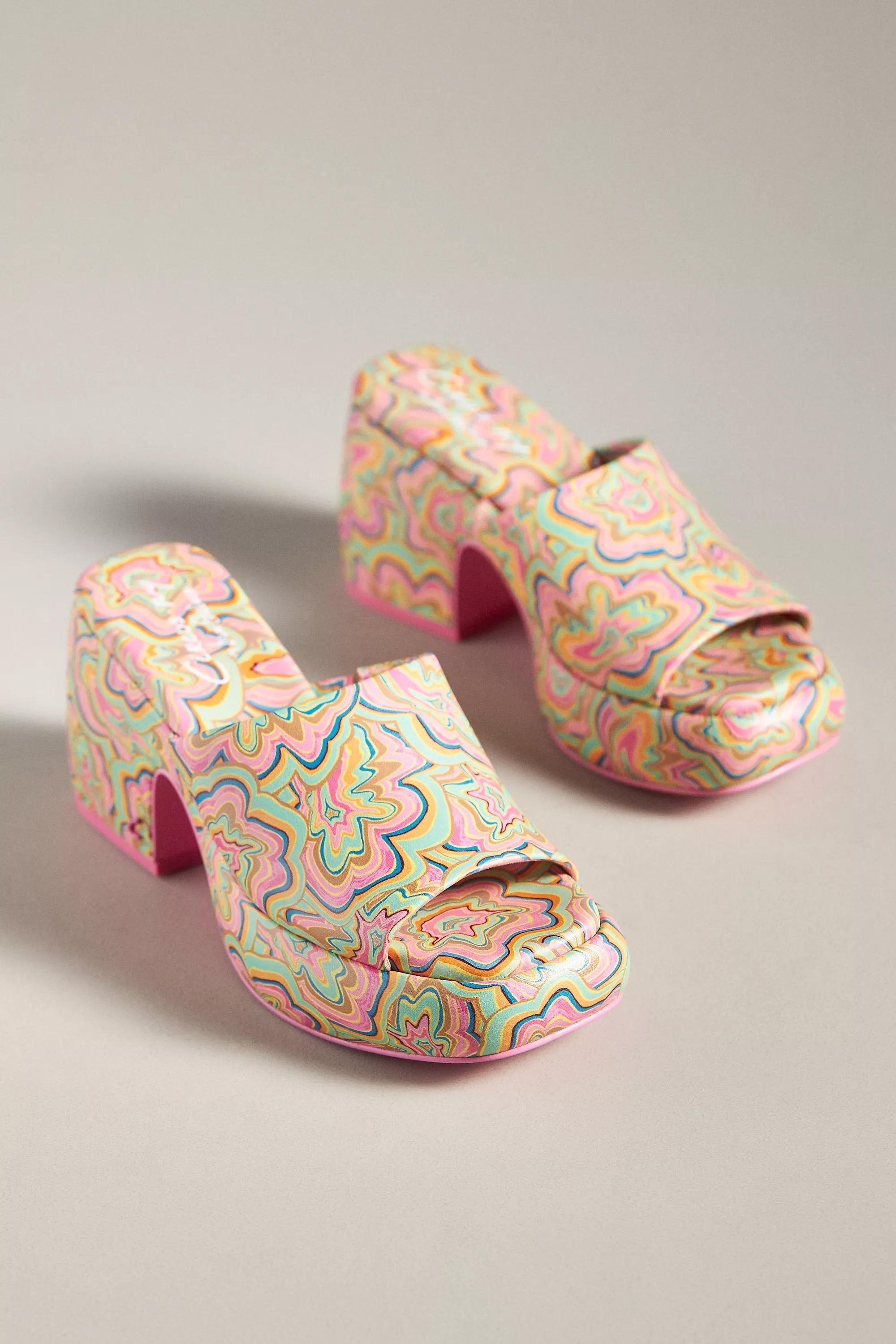 Circus Ny By Sam Edelman Isla Open-Toe Platform Mules, Pink, , large image number 1