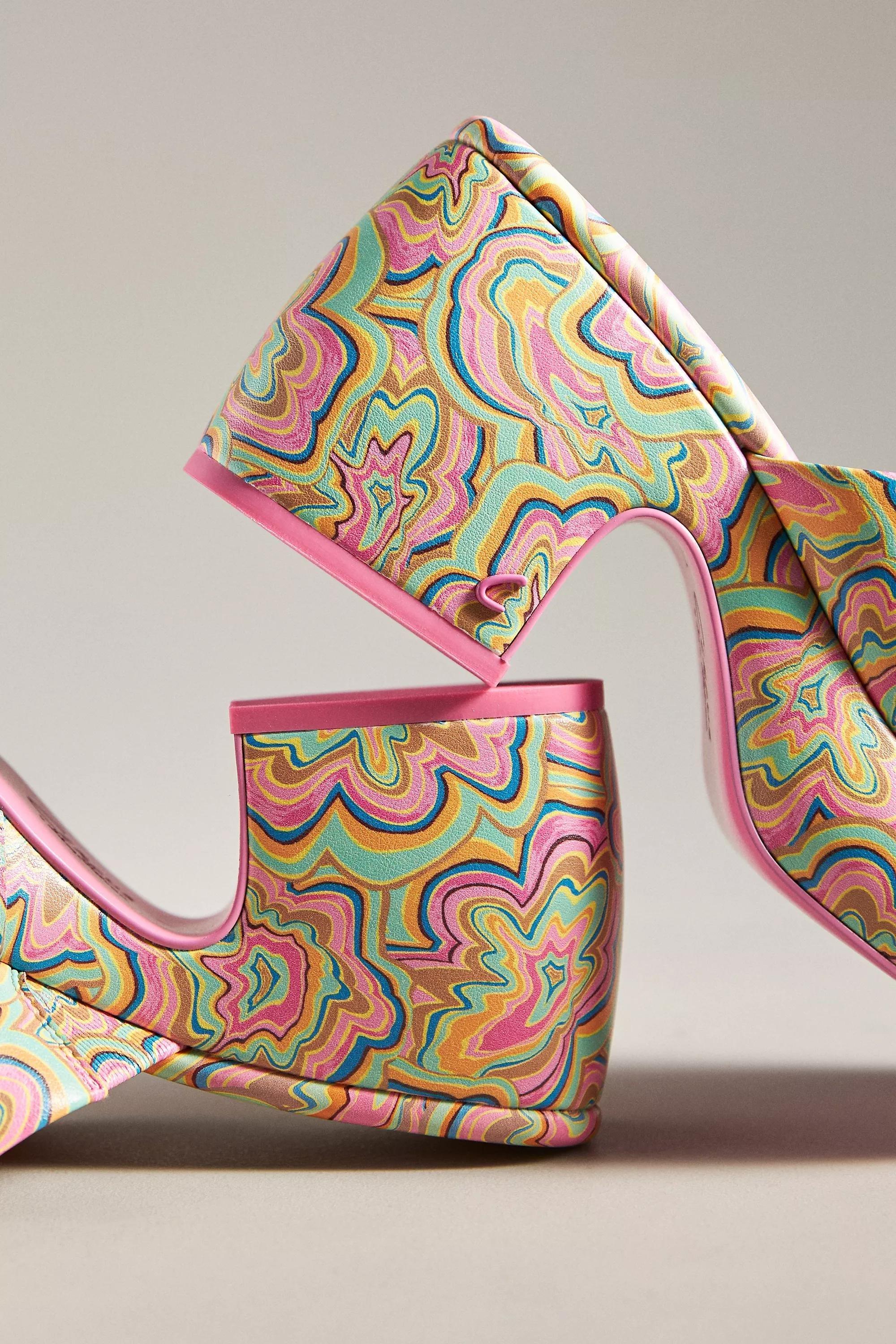 Circus Ny By Sam Edelman Isla Open-Toe Platform Mules, Pink, , large image number 3