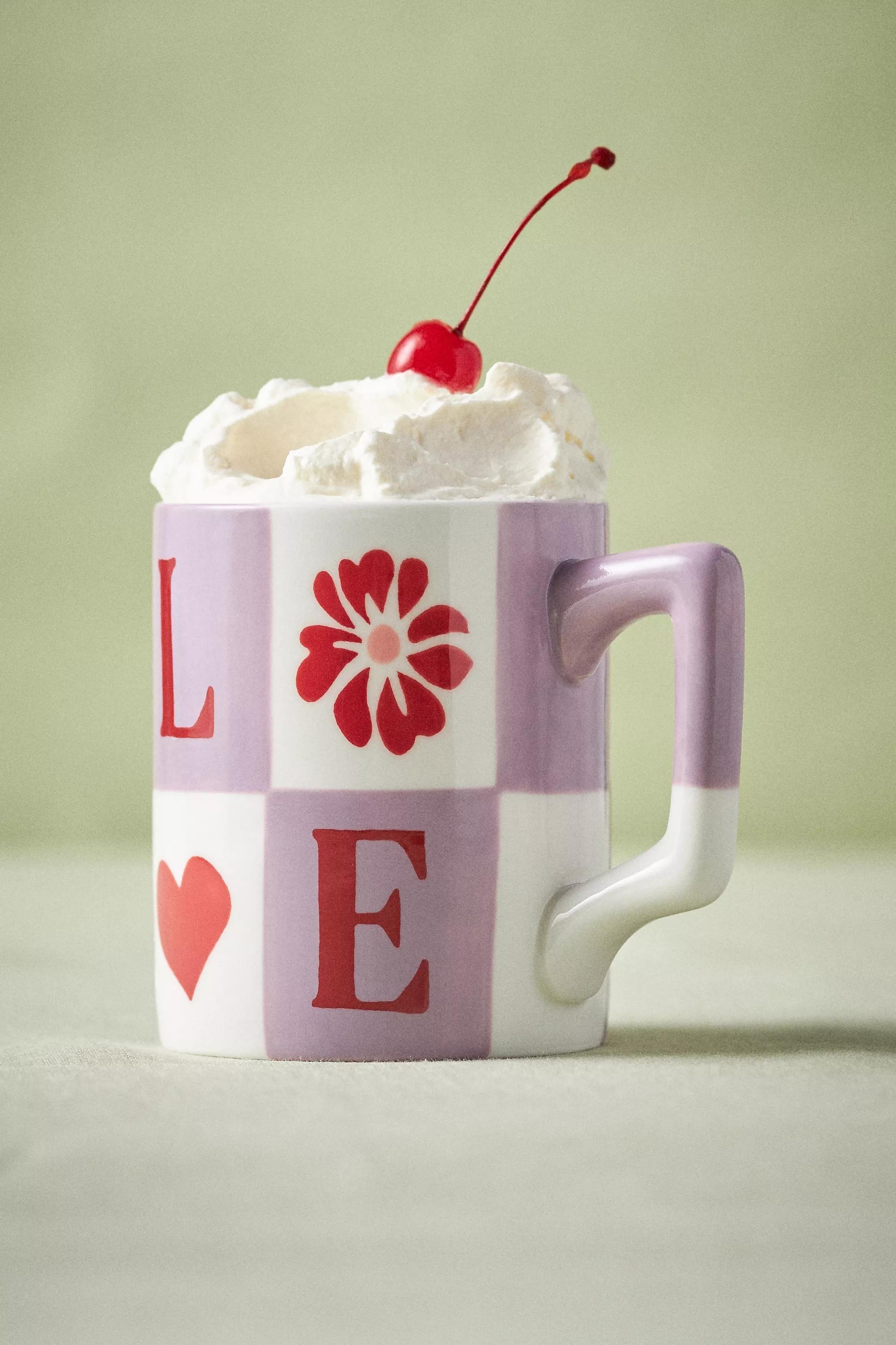 Vaisselle For Anthropologie Love Mug, Lavander, A501_0053, large image number 0