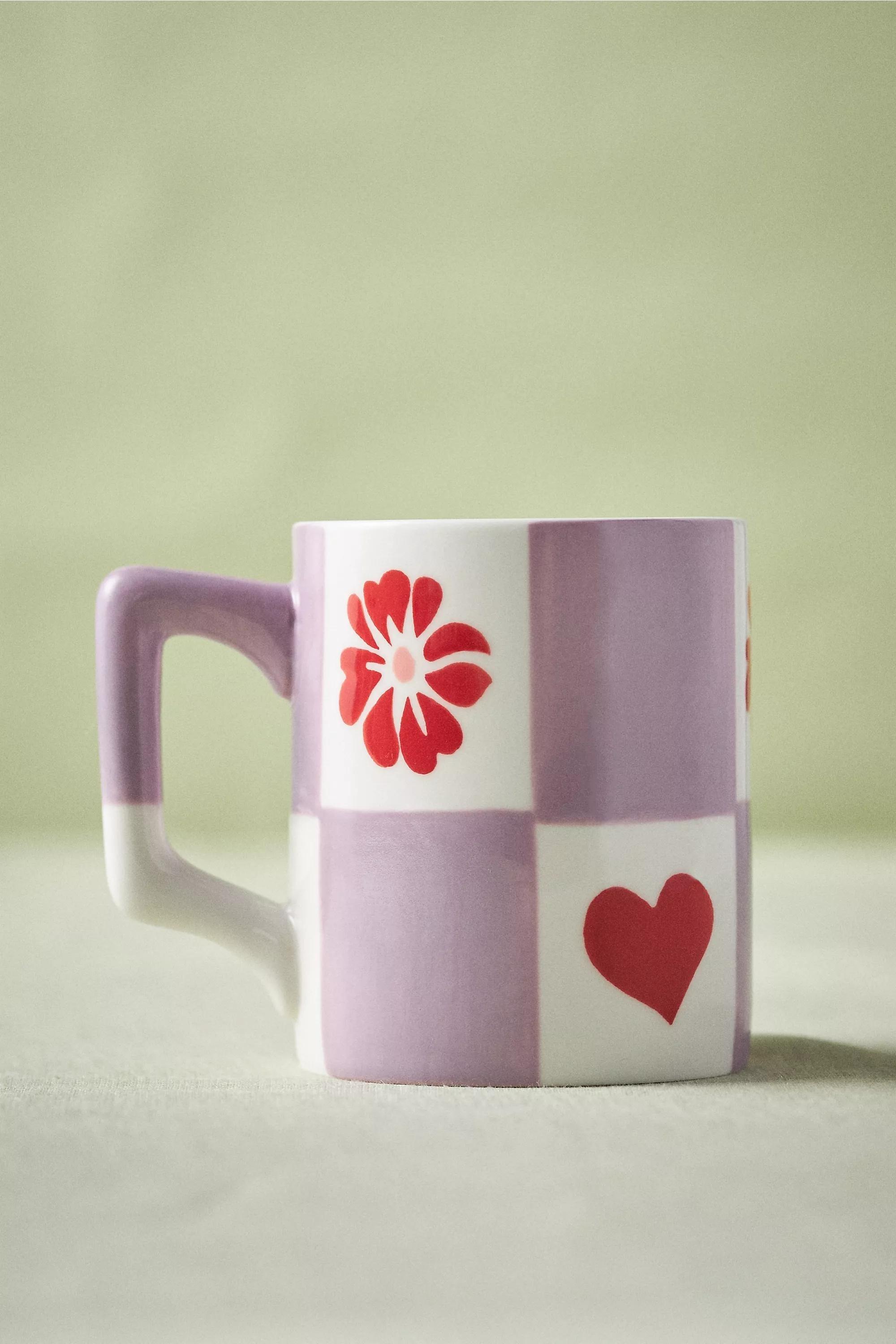 Vaisselle For Anthropologie Love Mug, Lavander, A501_0053, large image number 3