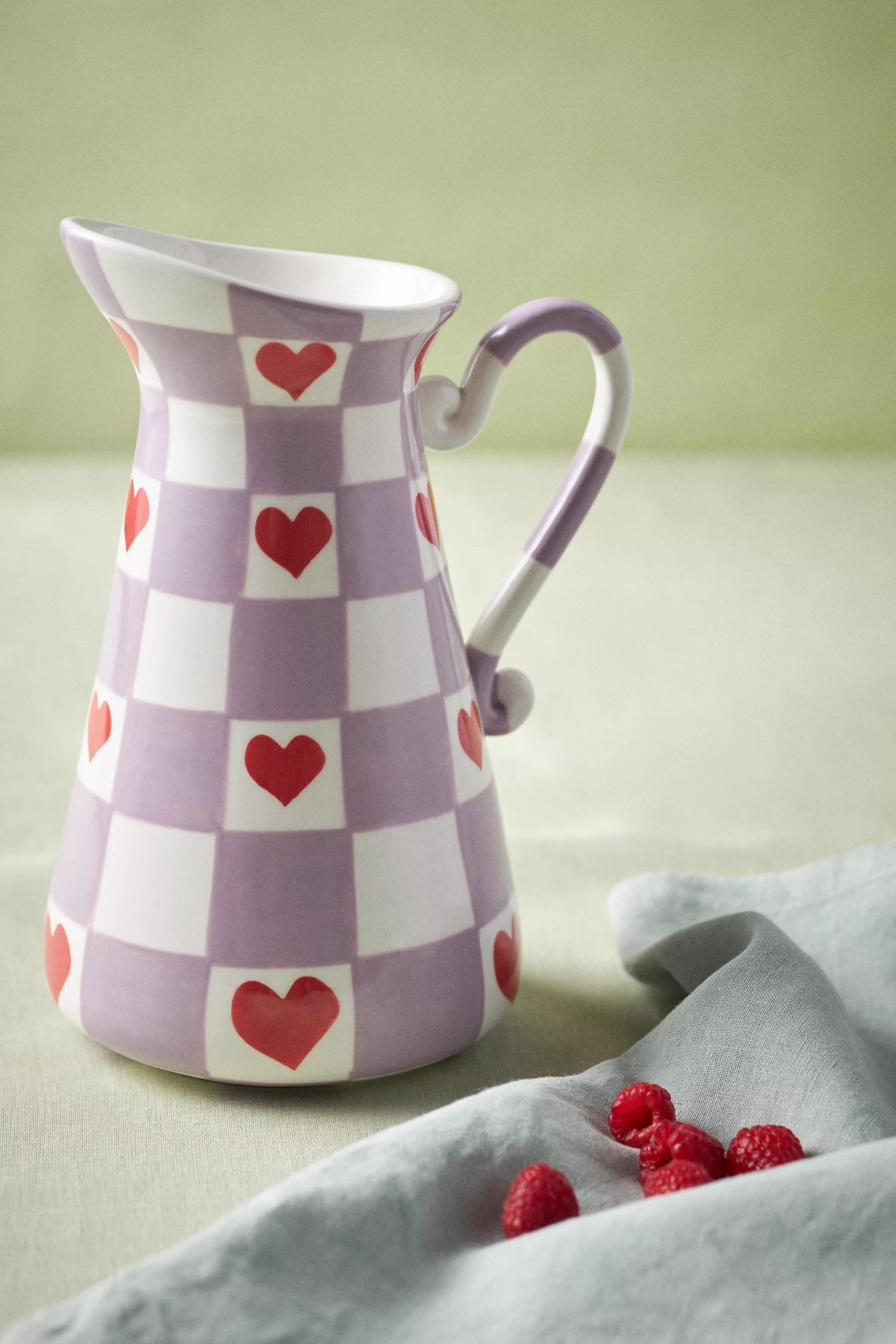 Vaisselle For Anthropologie Ceramic Jug, Lavander, A501_0053, large image number 0