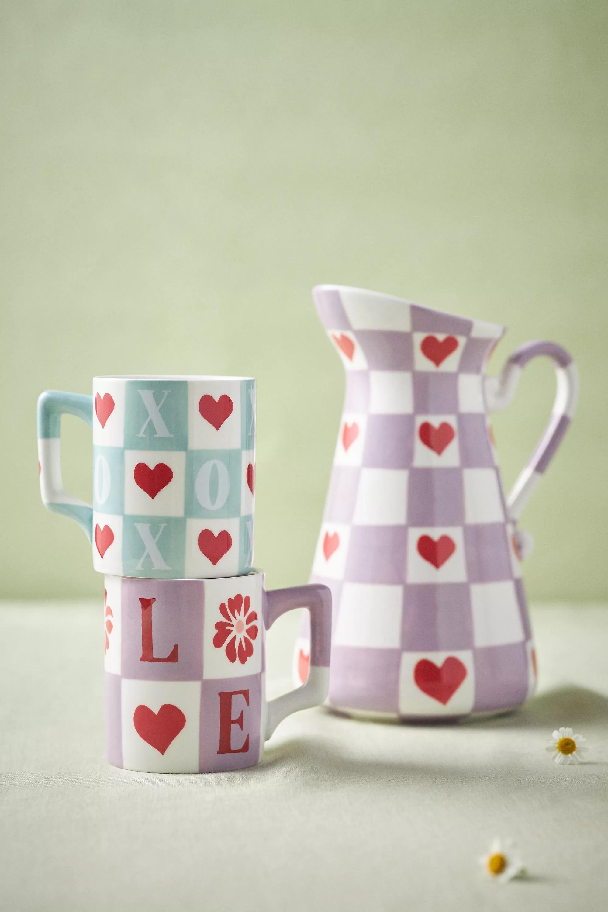 Vaisselle For Anthropologie Ceramic Jug, Lavander, A501_0053, large image number 1