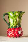 Anthropologie - Farmstand Vegetable Radish Stoneware Jug, Red