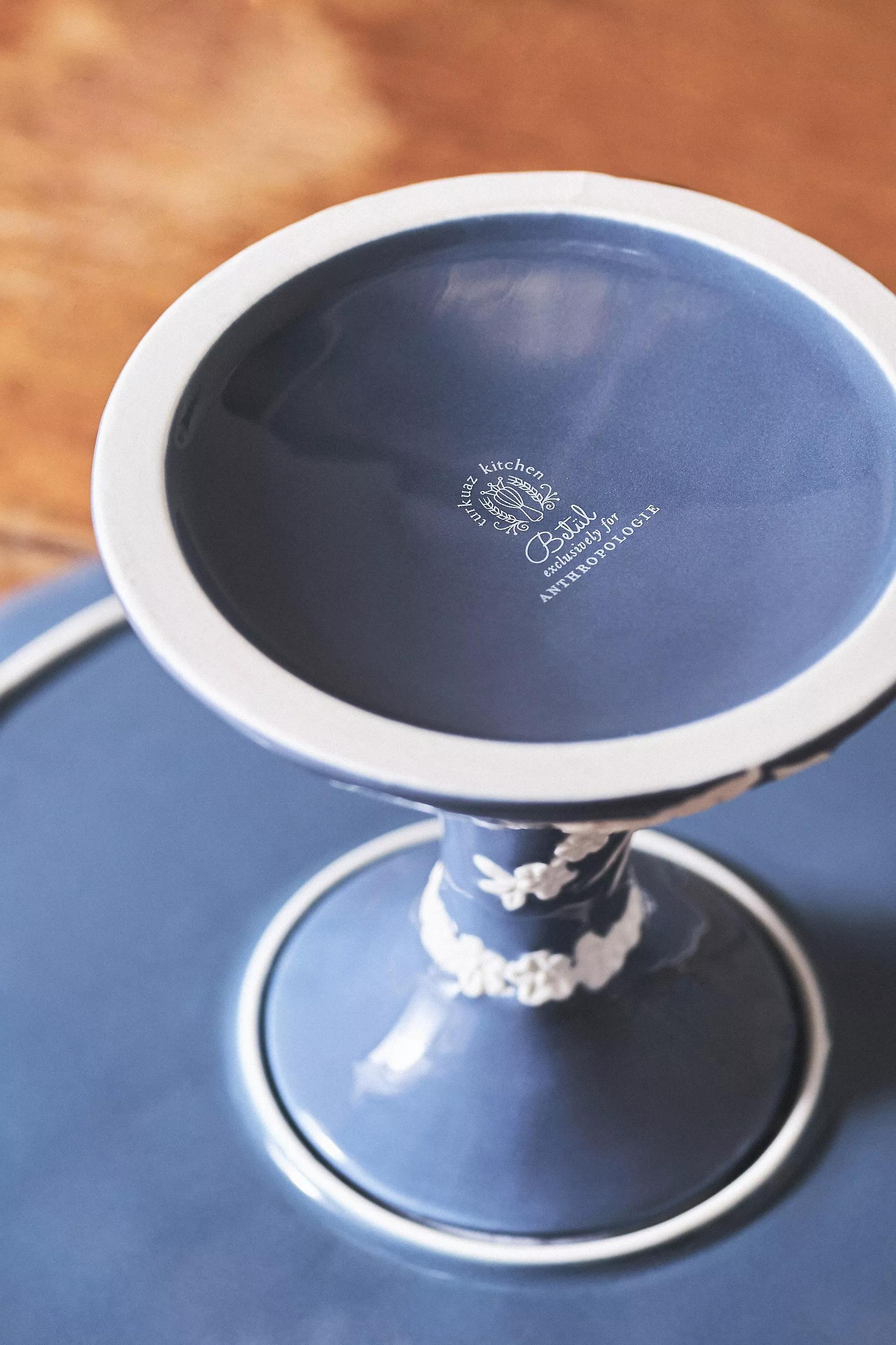 Turkuaz Kitchen Ceramic Cake Stand, Blue, A501_0097, large image number 7