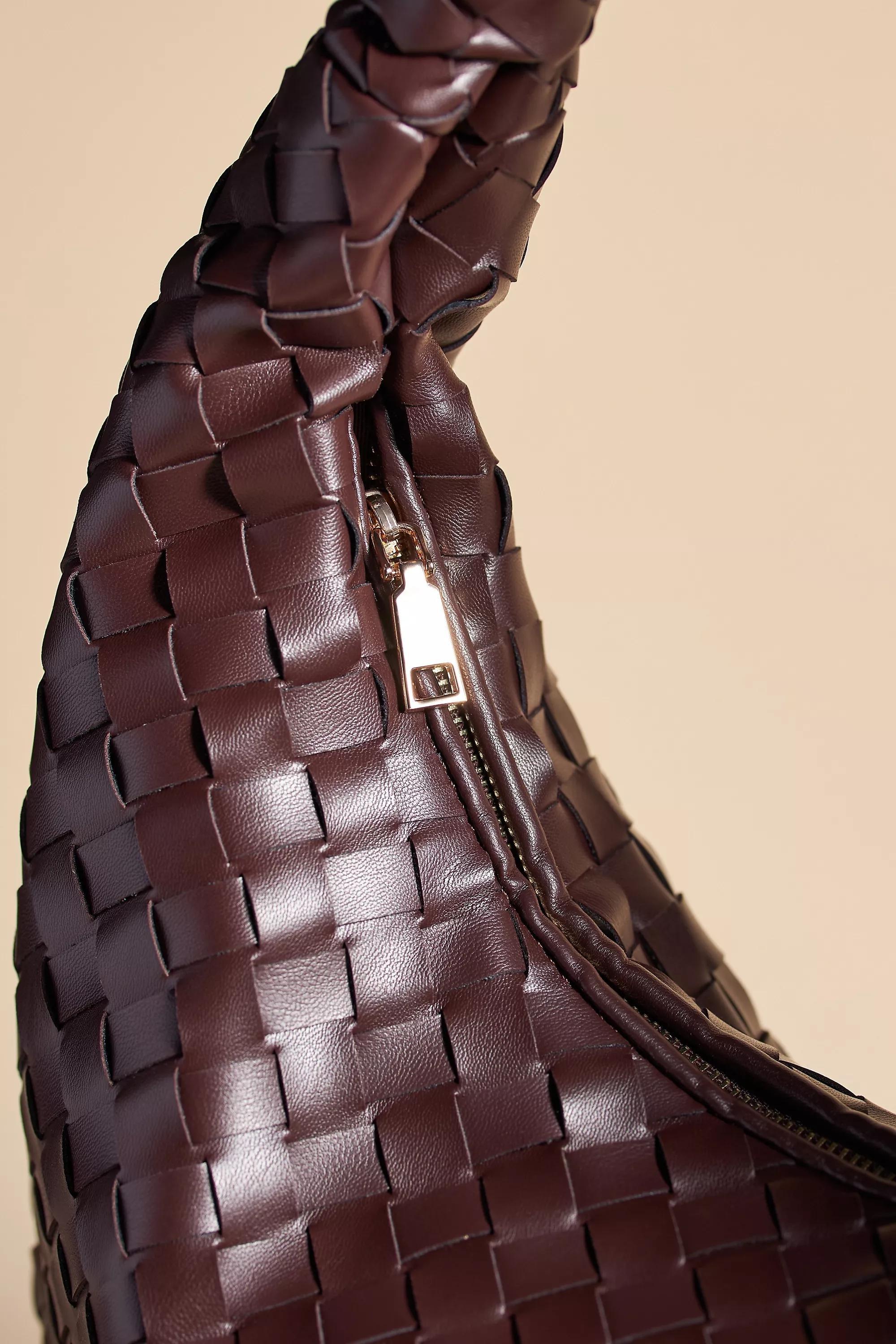 Melie Bianco The Brigitte Shoulder Bag: Oversized Edition, Brown, A501_0021, large image number 2