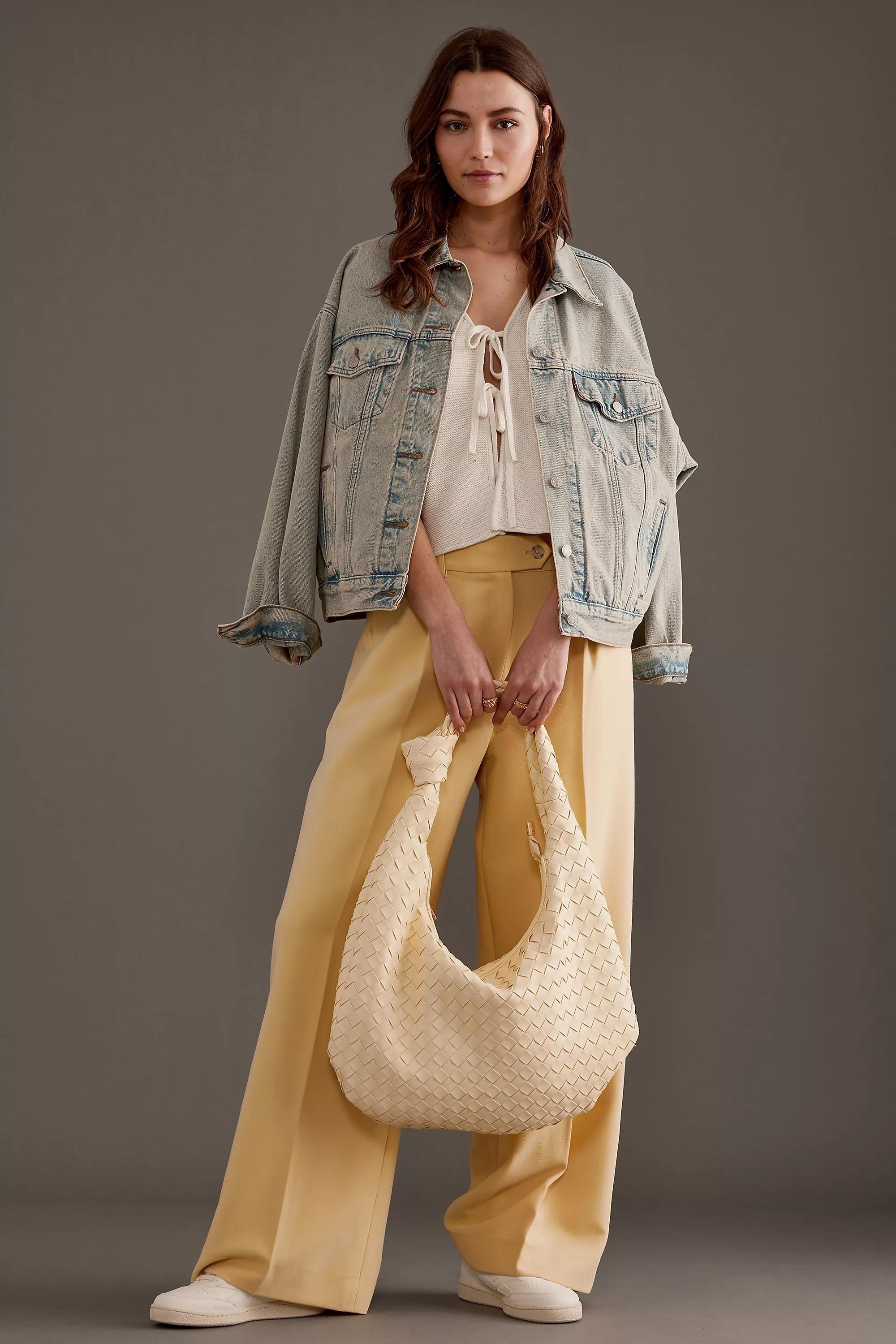 Melie Bianco The Brigitte Shoulder Bag: Oversized Edition, Yellow, A501_0270, large image number 1