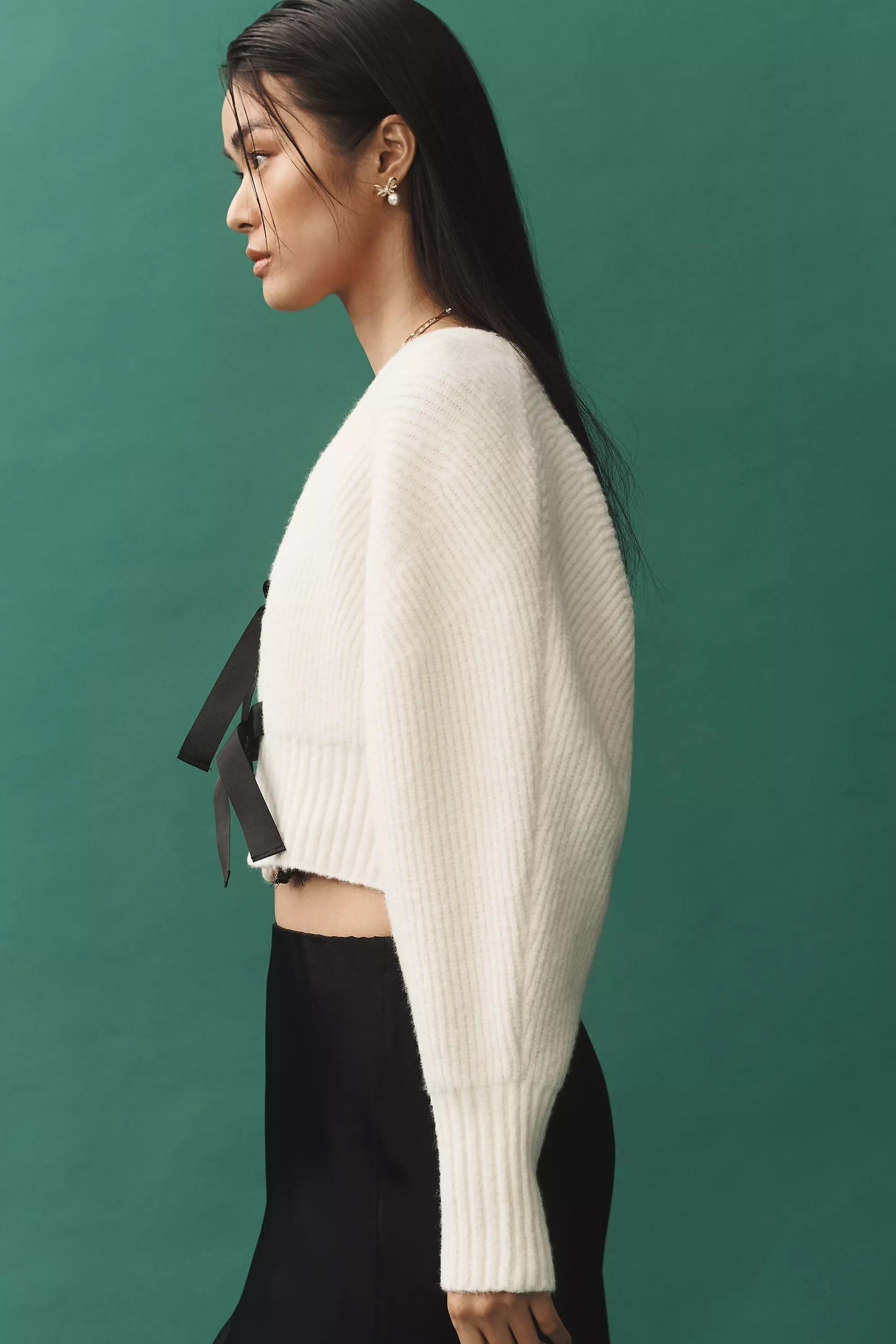 Anthropologie Cropped Cardigan, Multicolour, , large image number 2