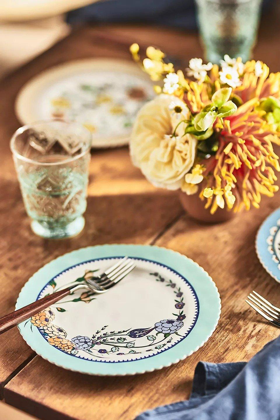 Turkuaz Kitchen Dessert Plates, Set Of 4, Multicolour, A501_0000, large image number 0