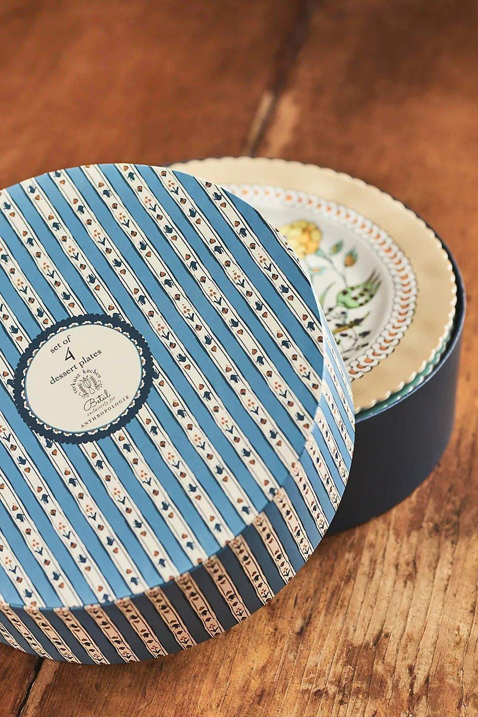 Turkuaz Kitchen Dessert Plates, Set Of 4, Multicolour, A501_0000, large image number 3