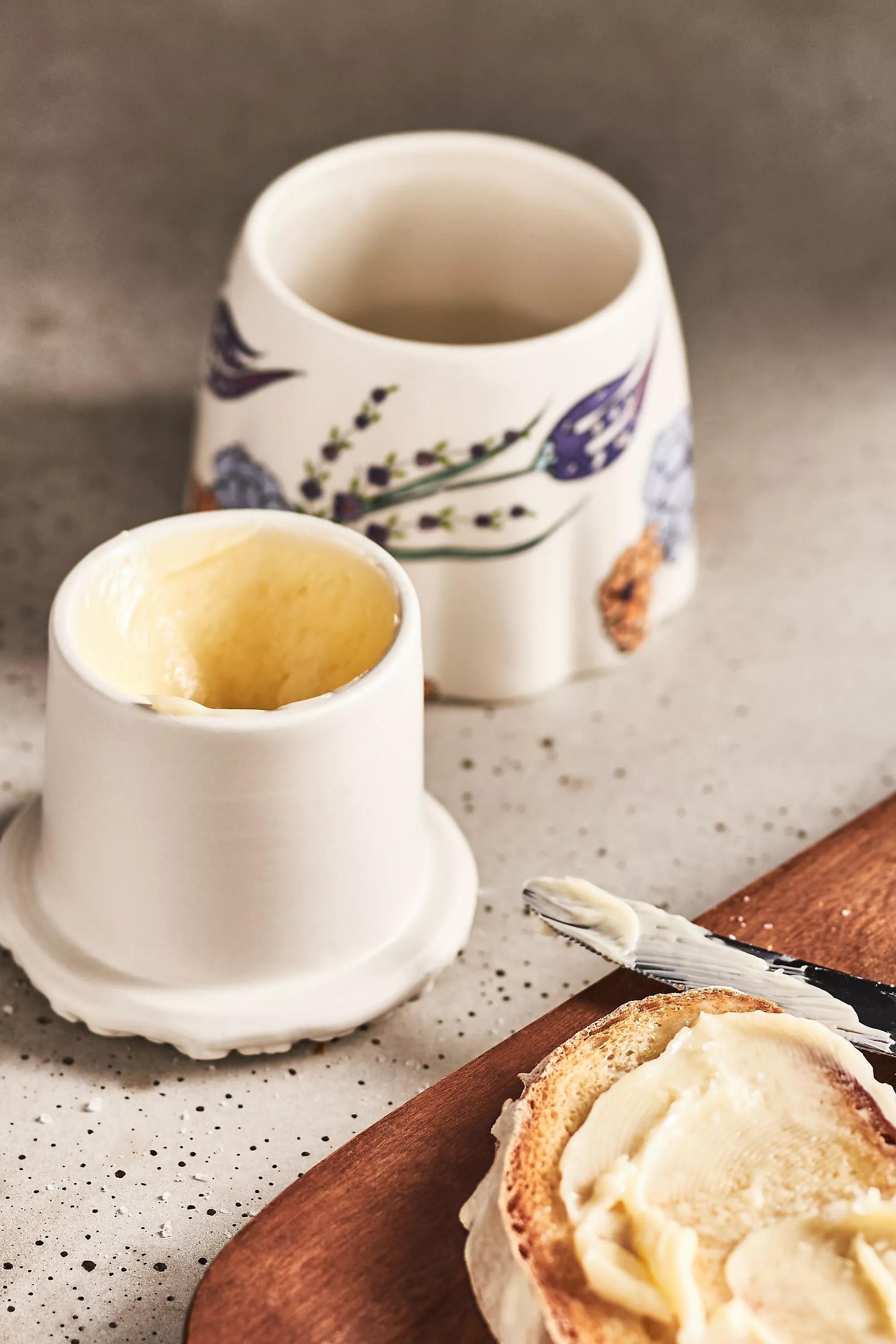 Turkuaz Kitchen Ceramic Butter Bell, Blue, A501_0049, large image number 1