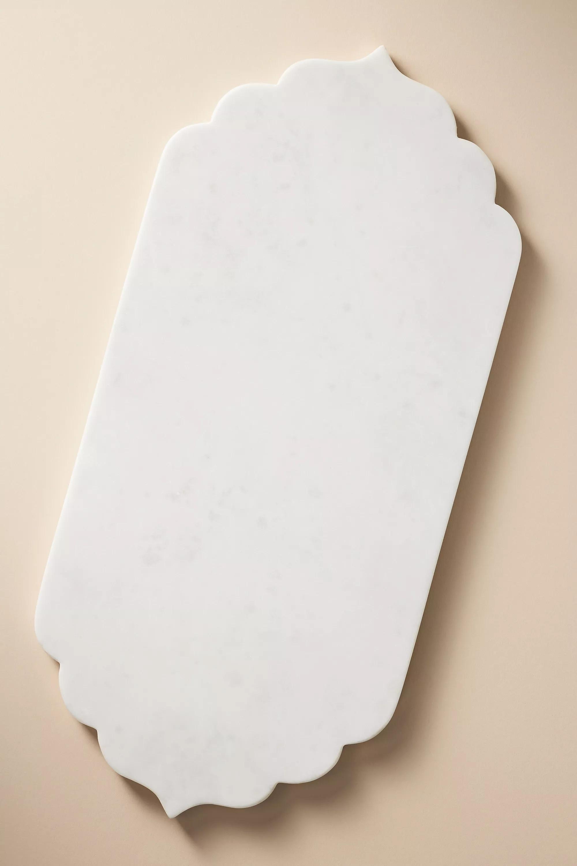Alessandra Marble Cheese Board, White, A501_0010, large image number 1