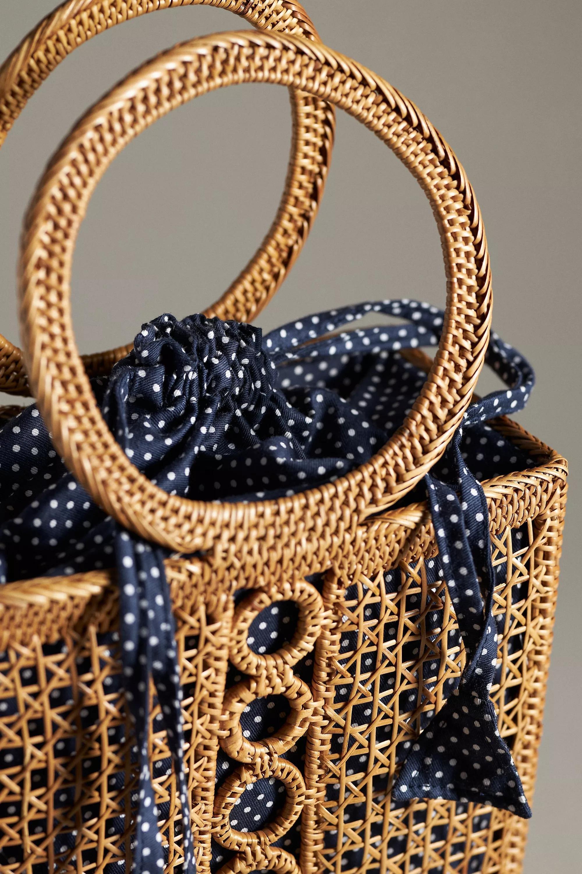 By Anthropologie Bali Woven Textured Tote Bag, Beige, A501_0014, large image number 4