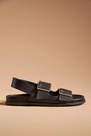 Anthropologie - By Anthropologie Square Buckle Slingback Sandals, Black