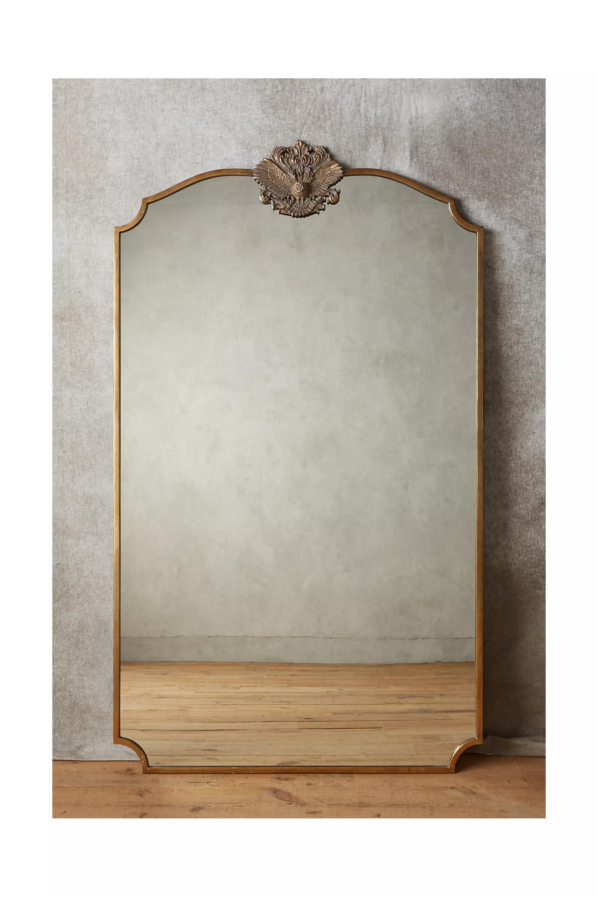 Rabbit Wooded Manor Mirror, Gold, , large image number 3