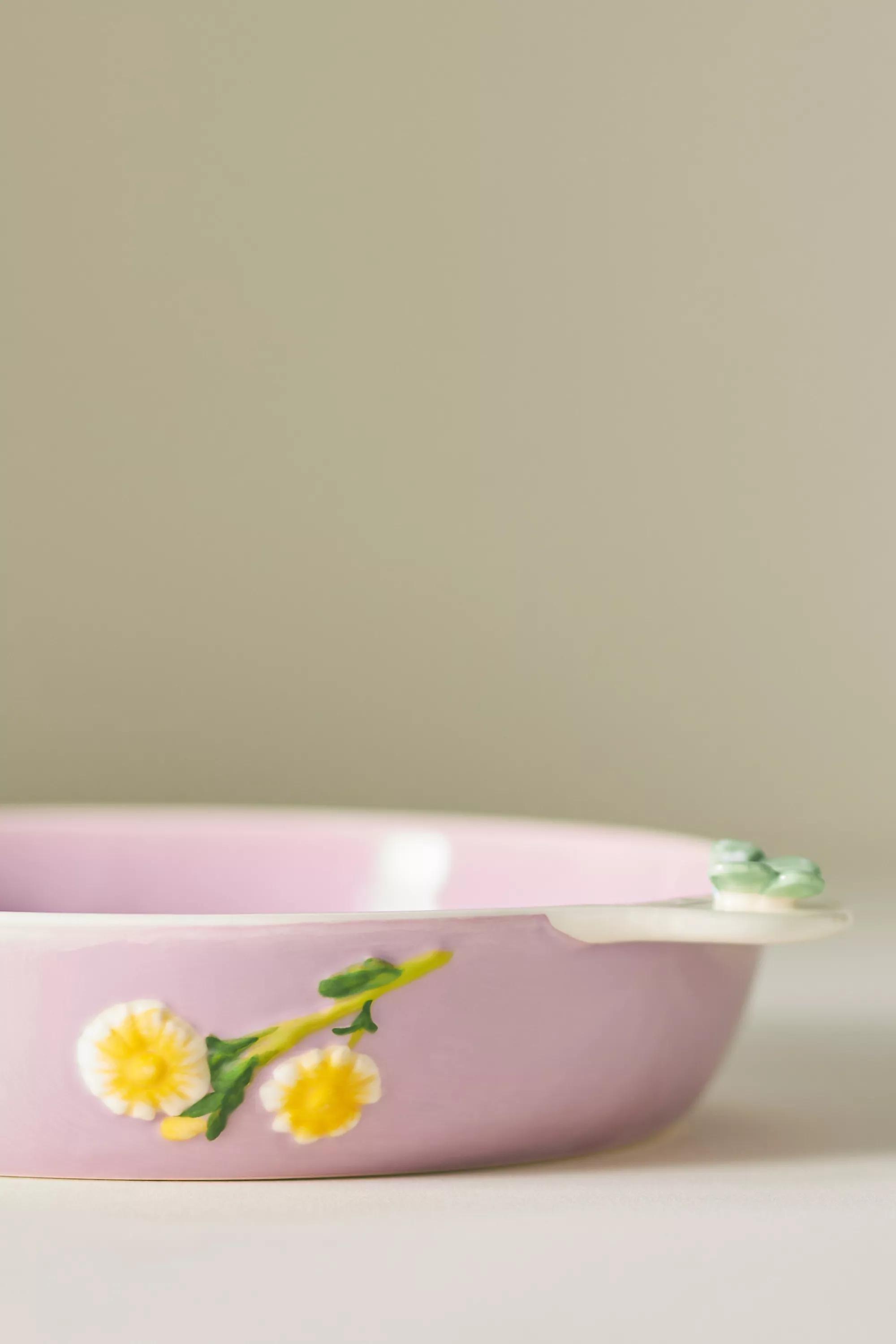 Faye Glazed Stoneware Pie Dish, Blue, A501_0055, large image number 2